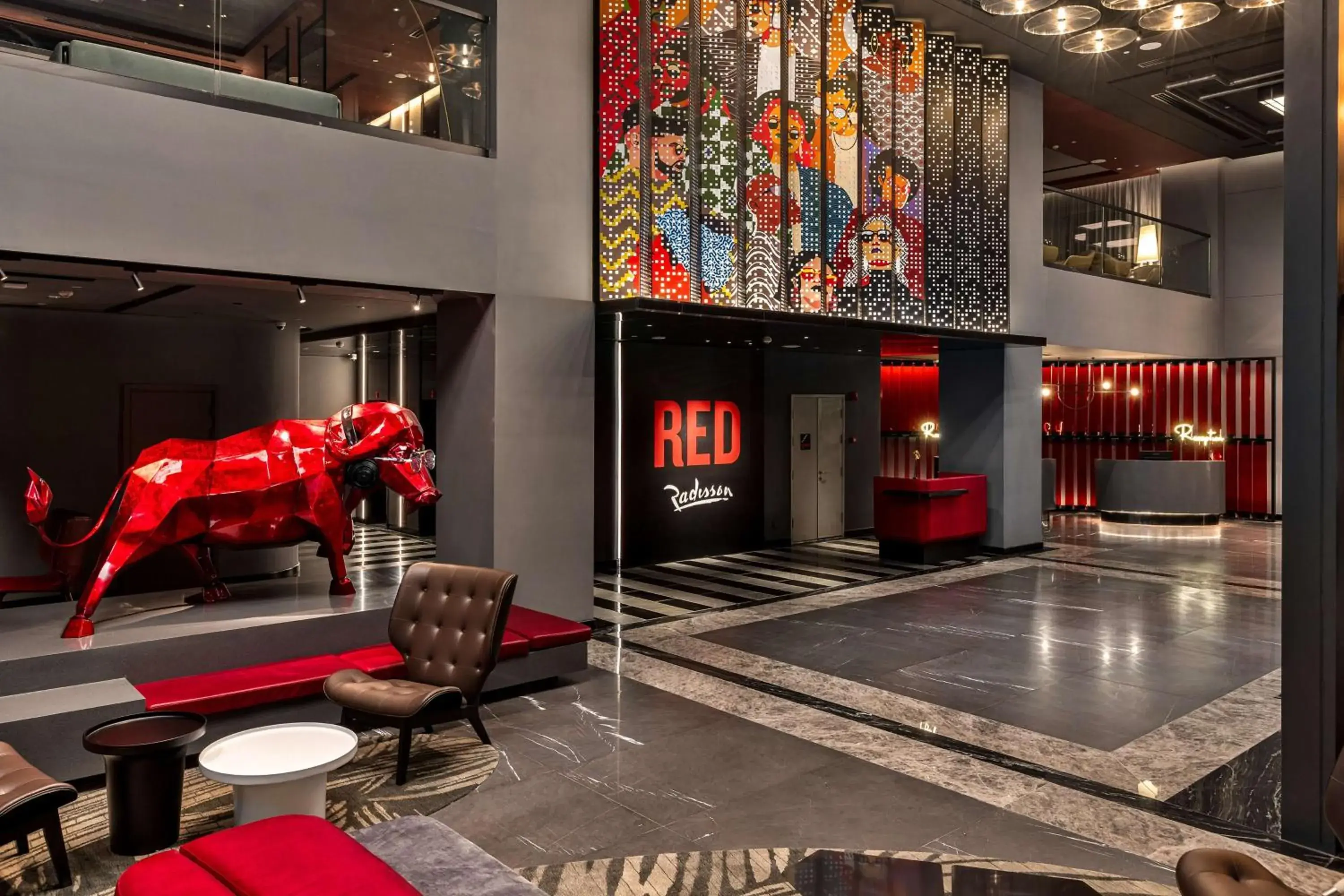 Lobby or reception in Radisson RED Danang Lobby or reception in Radisson RED Danang