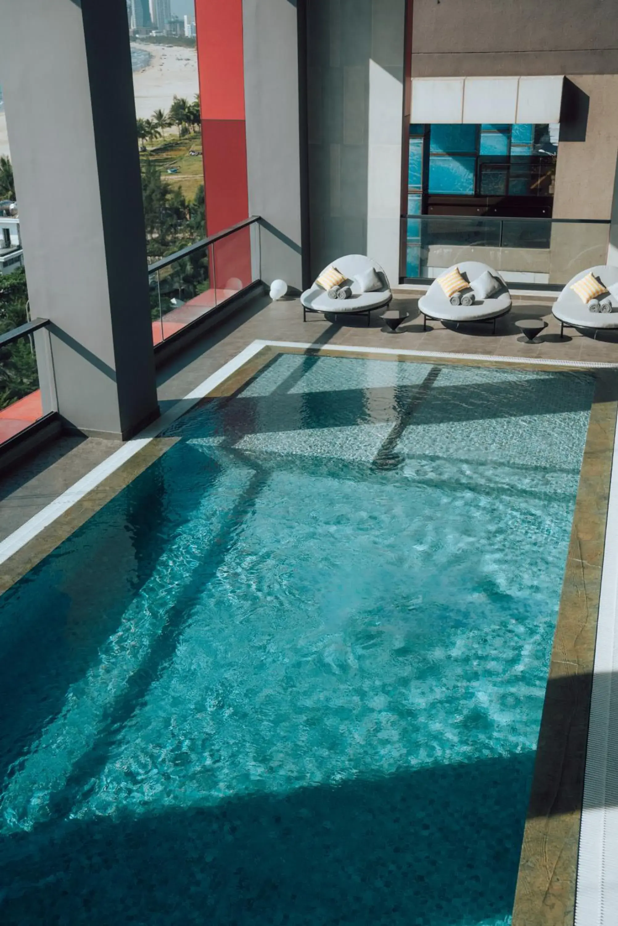 Pool view in Radisson RED Danang Pool view in Radisson RED Danang