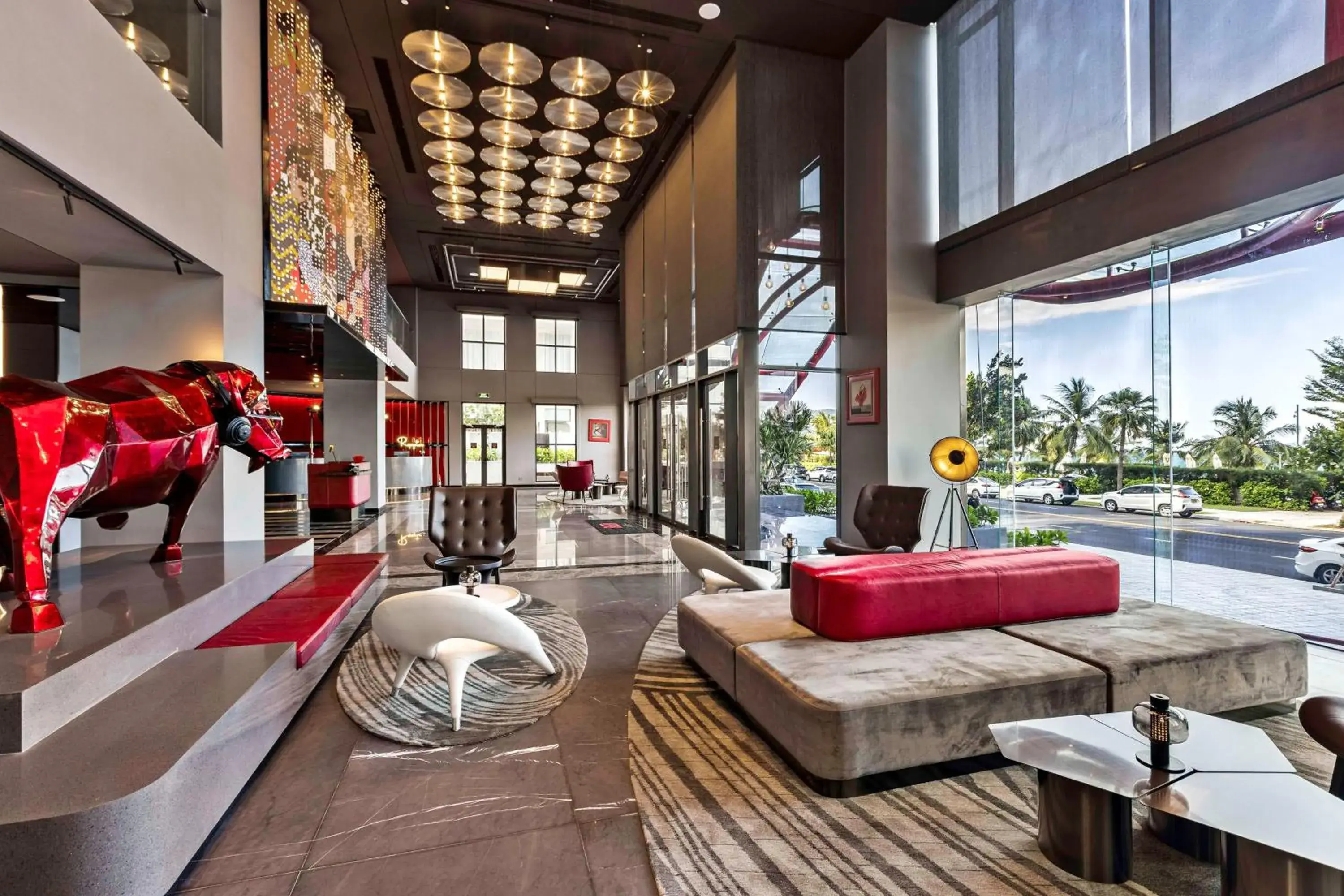 Lobby or reception in Radisson RED Danang Lobby or reception in Radisson RED Danang