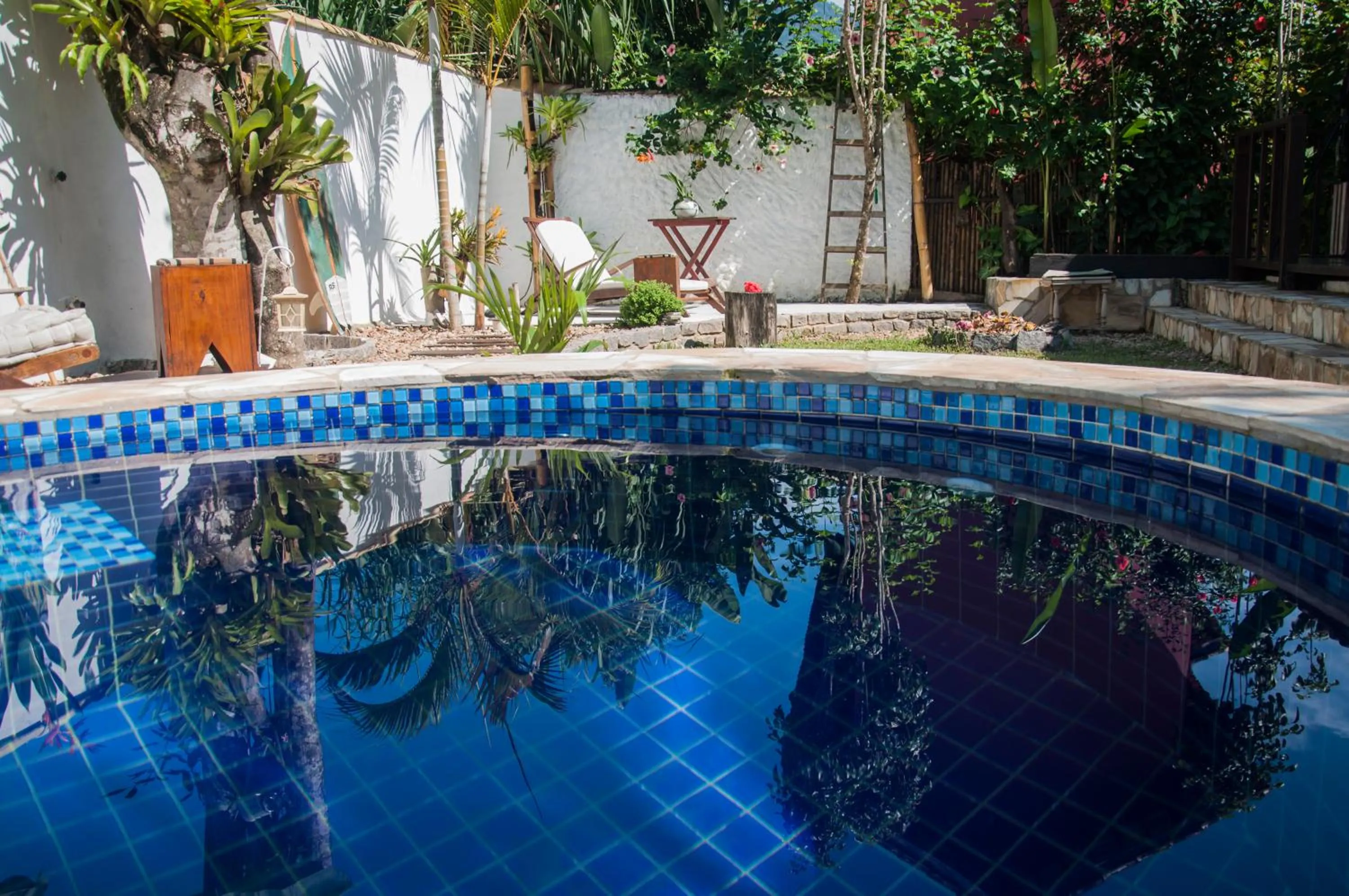 Garden in Planeta Banana Paraty