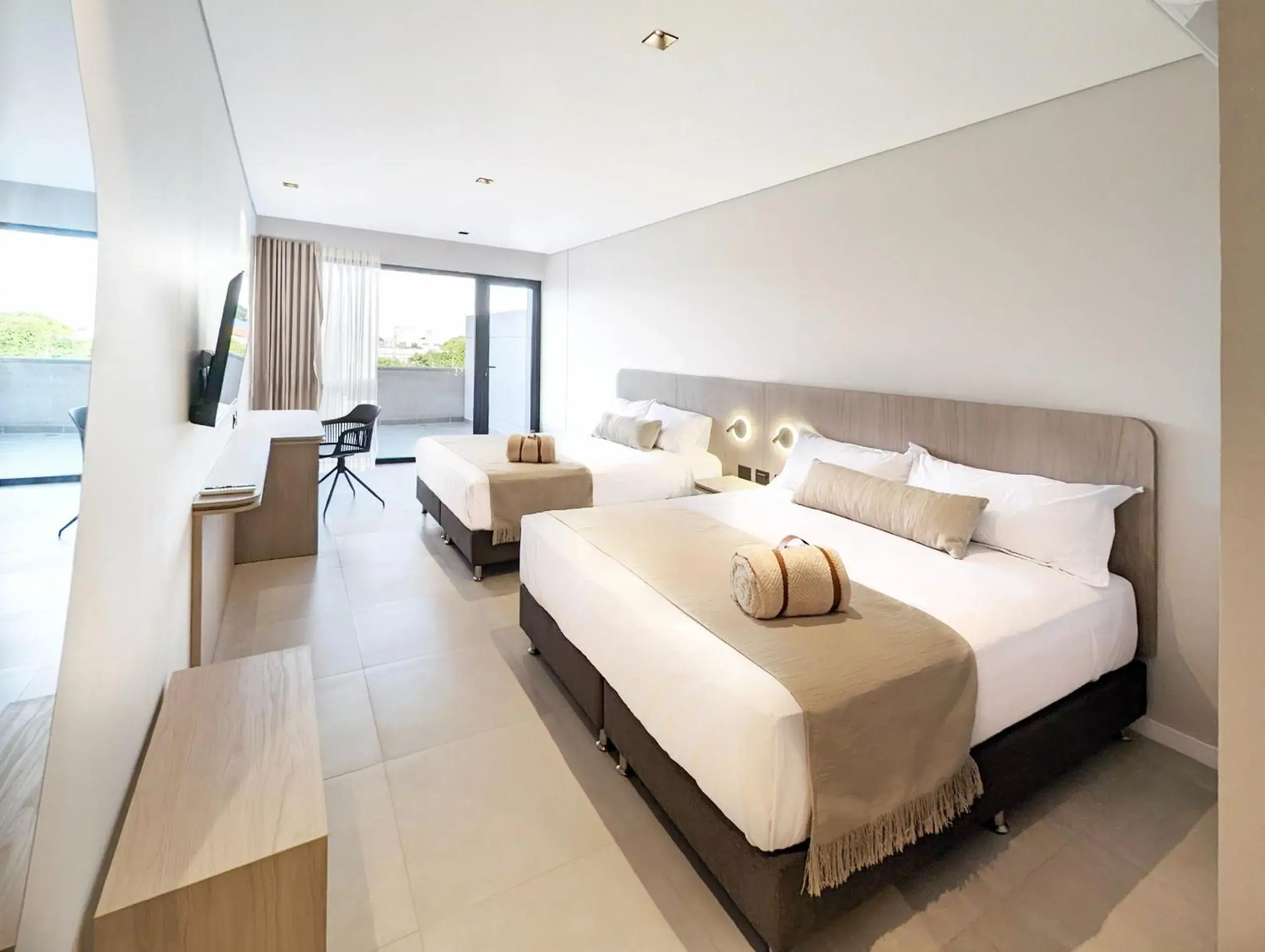 Twin Room with Balcony in Botanico Hotel y Spa Twin Room with Balcony in Botanico Hotel y Spa