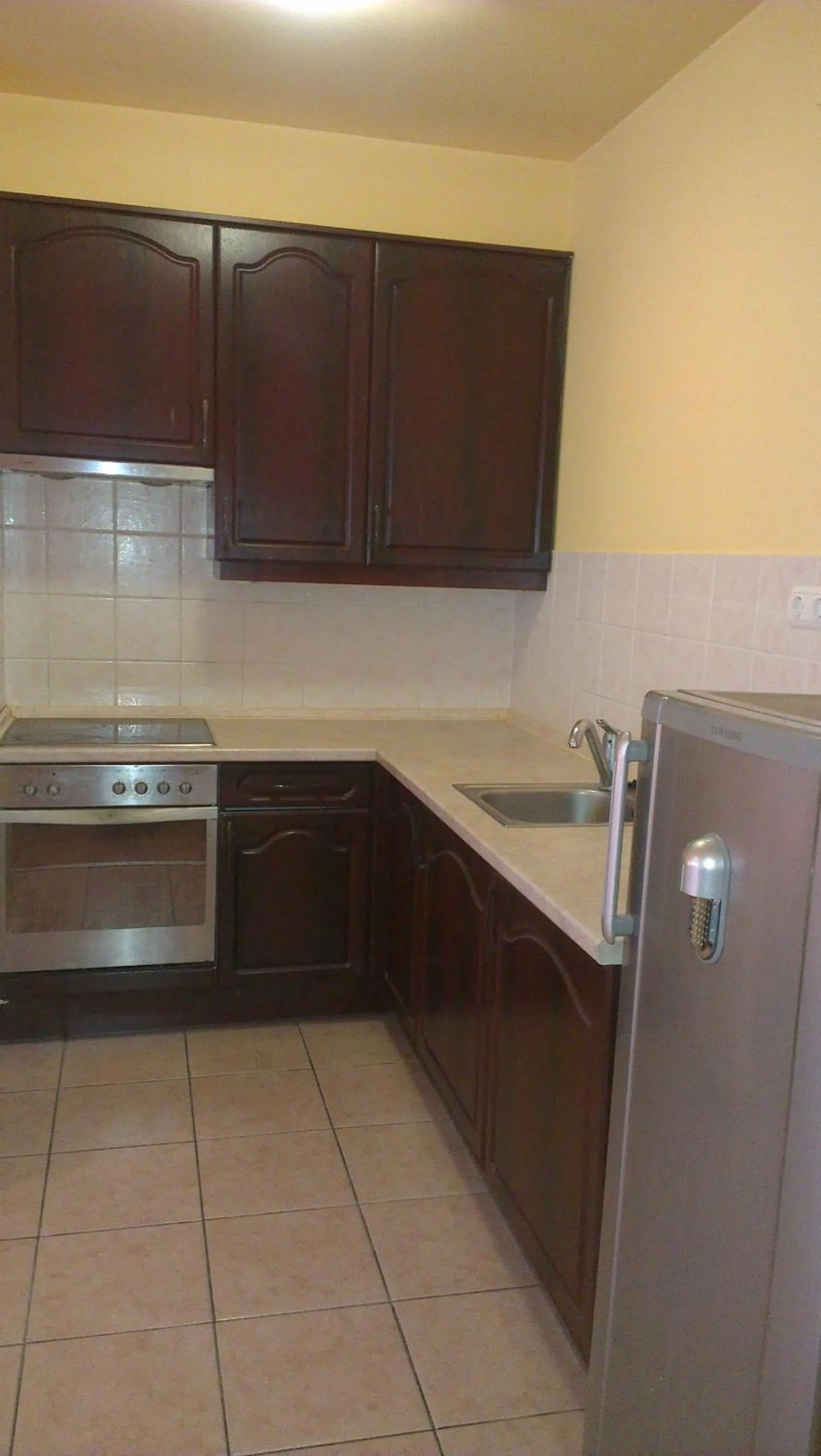 Kitchen or kitchenette in Apartman 4 you Wellness