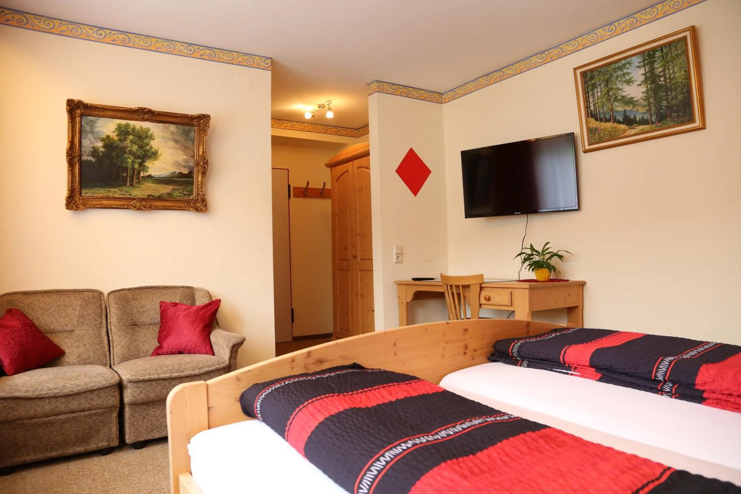 TV and multimedia, Bed in Hotel Bechtel