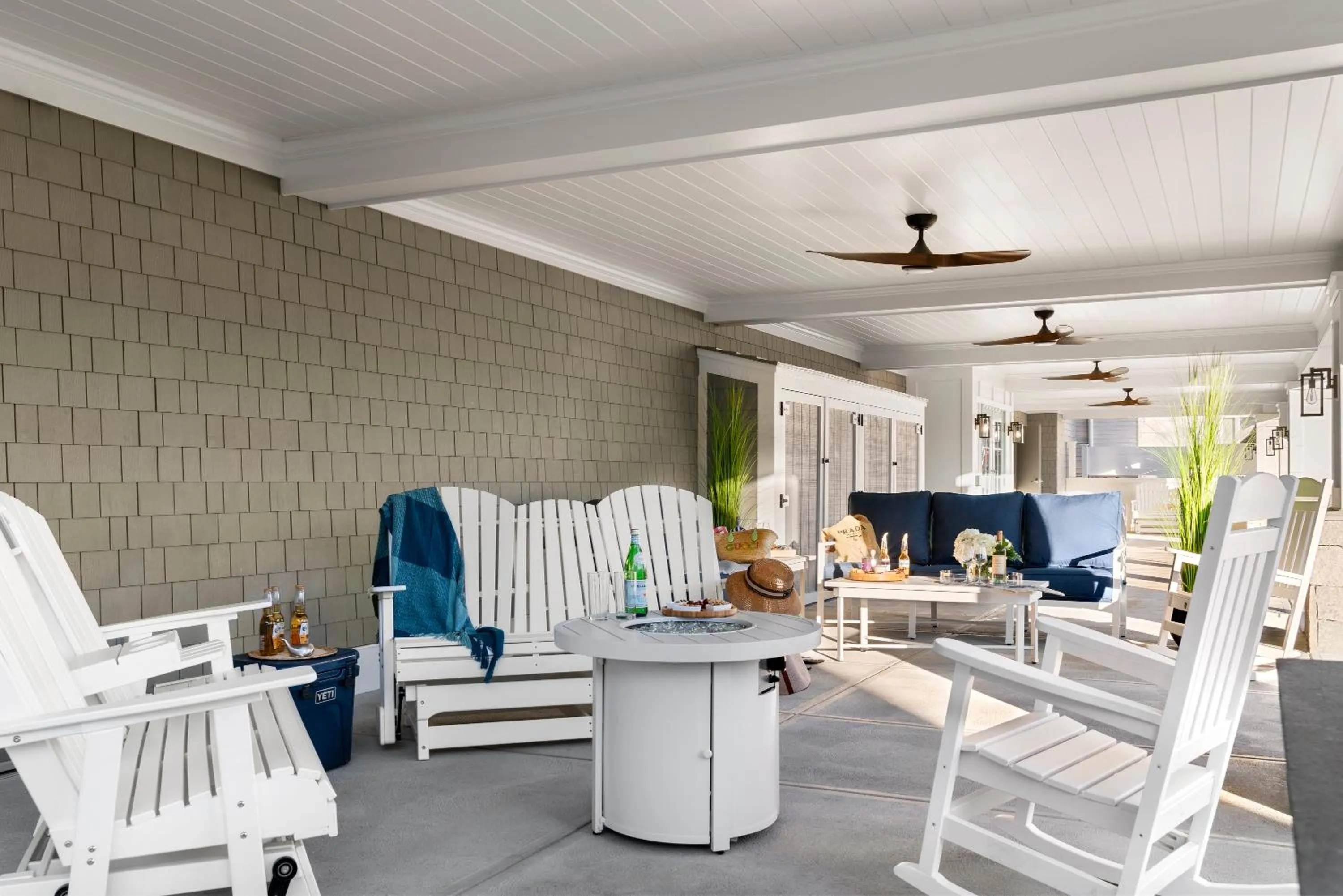 Seating area in Island House Newport