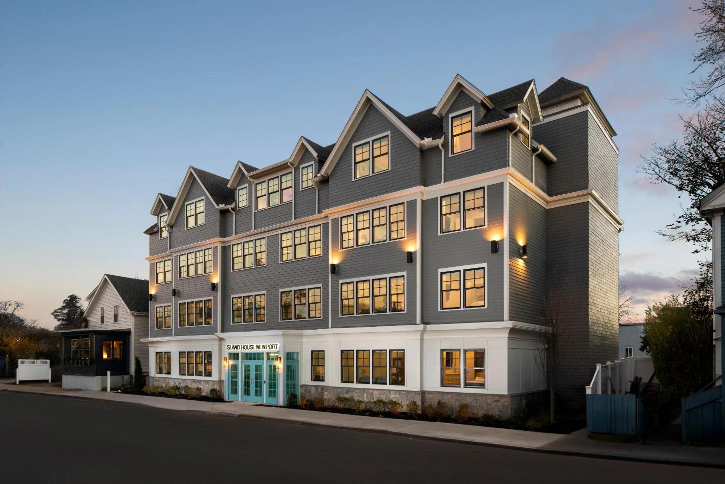 Property building in Island House Newport