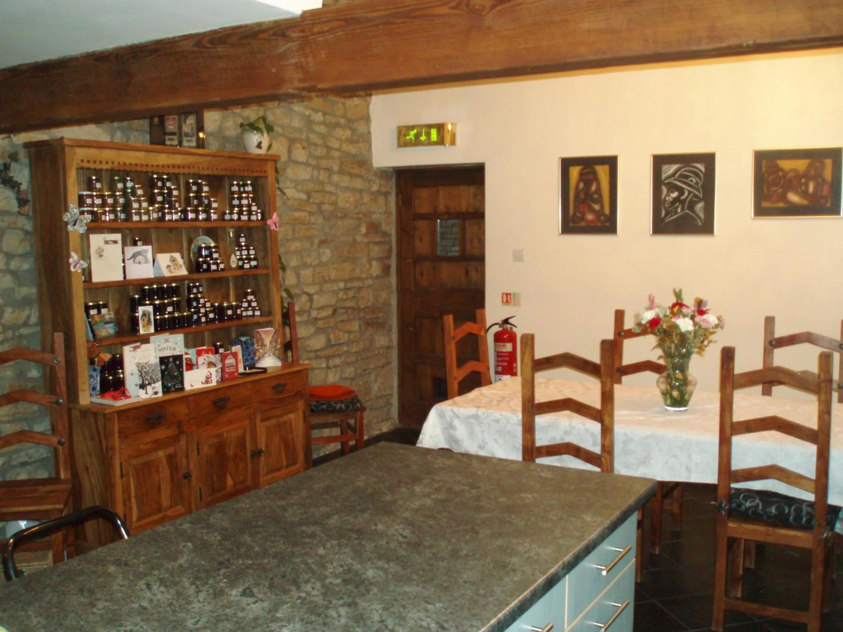 Dining area in Foxhill Barn