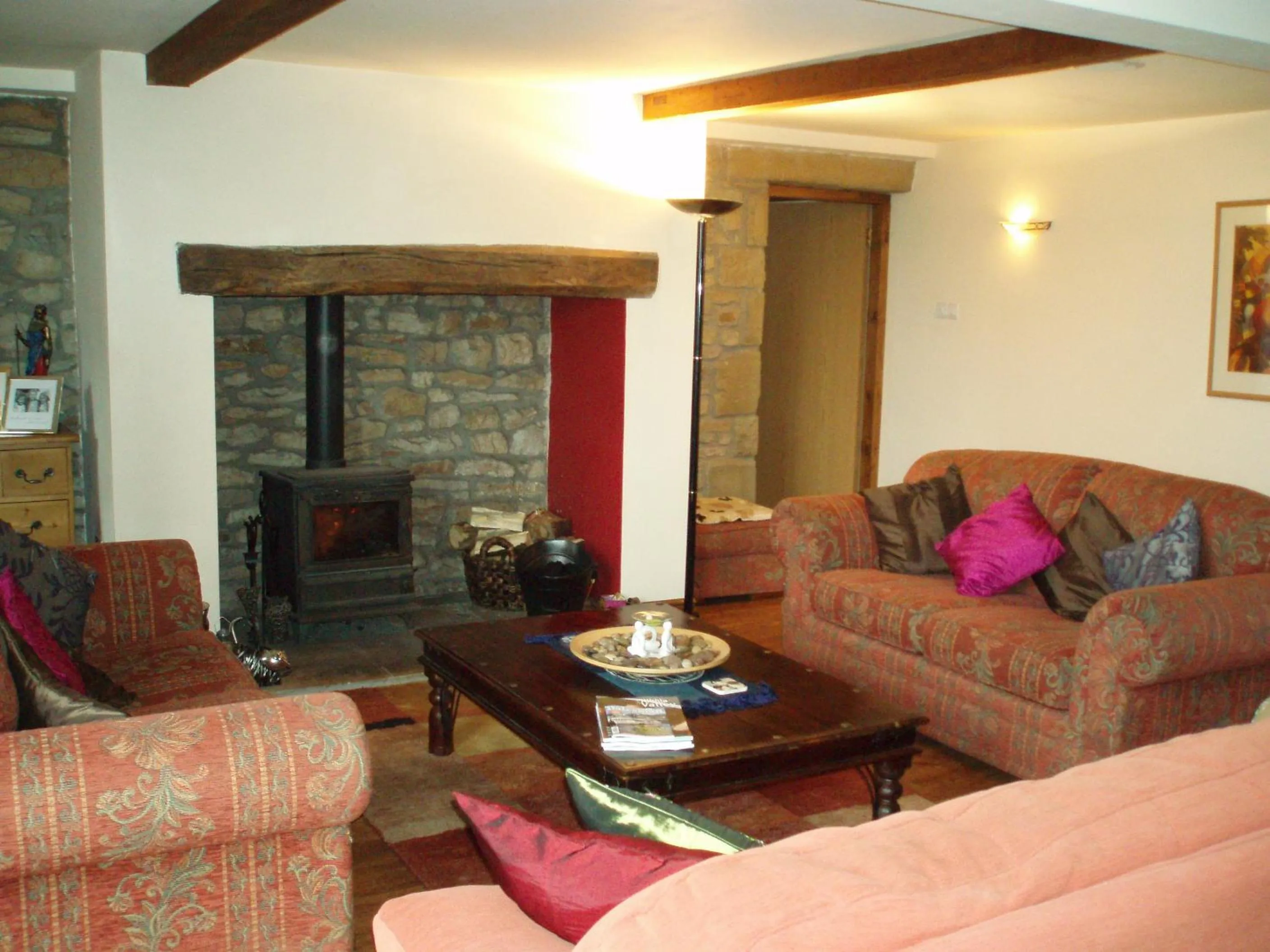 Living room in Foxhill Barn