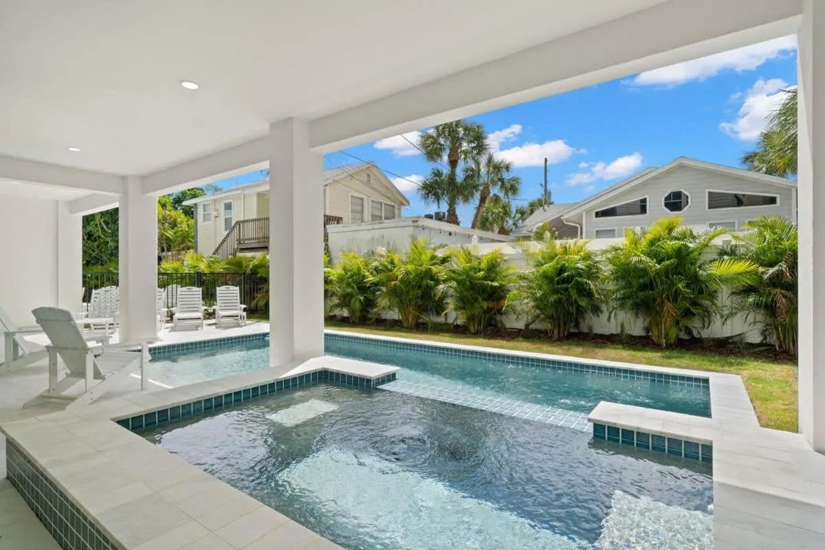 Pool view in Akoya House at The Gemma by Brightwild