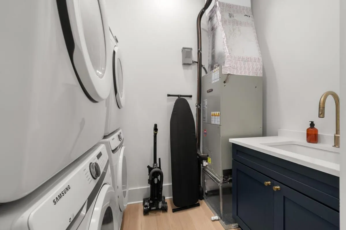 washing machine in Akoya House at The Gemma by Brightwild