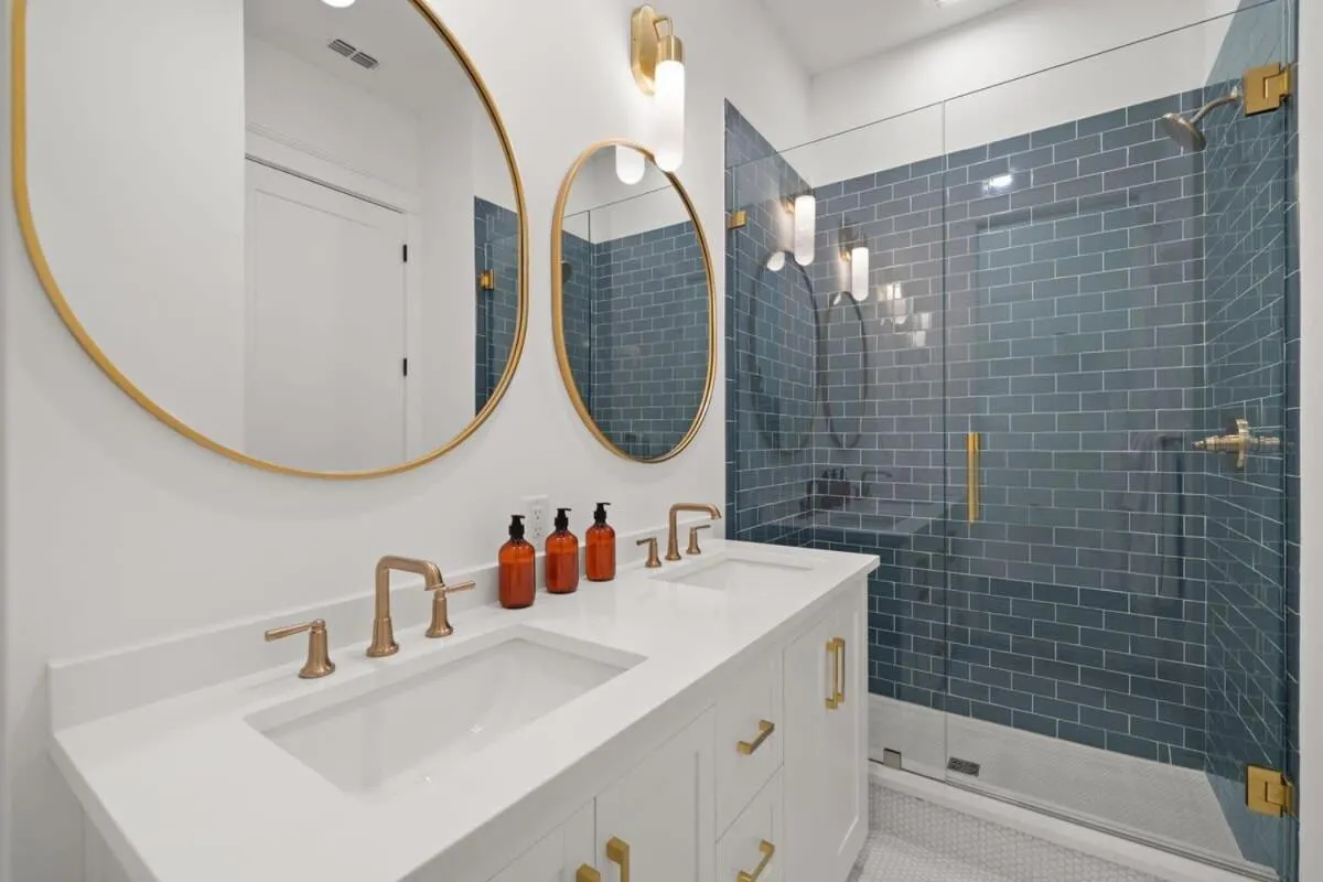 Shower in Akoya House at The Gemma by Brightwild