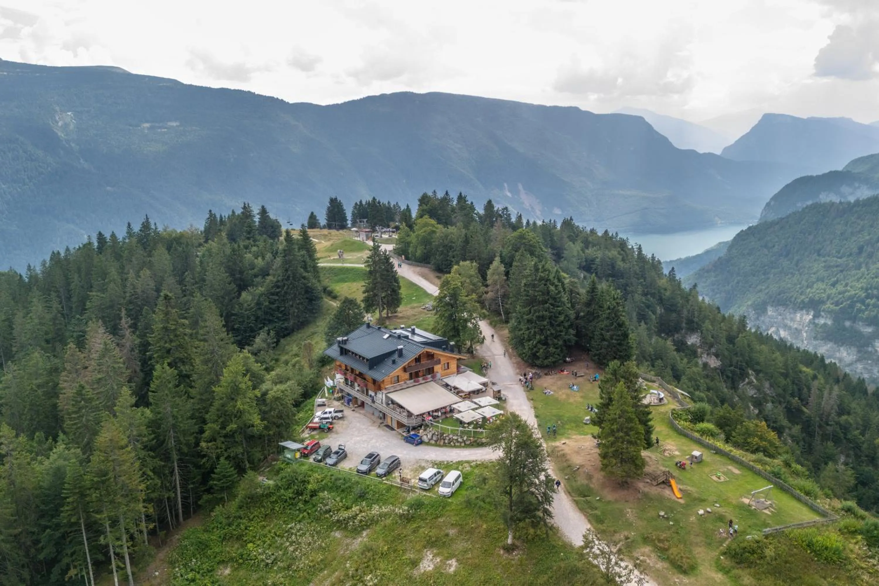 Bird's eye view in Rifugio La Montanara