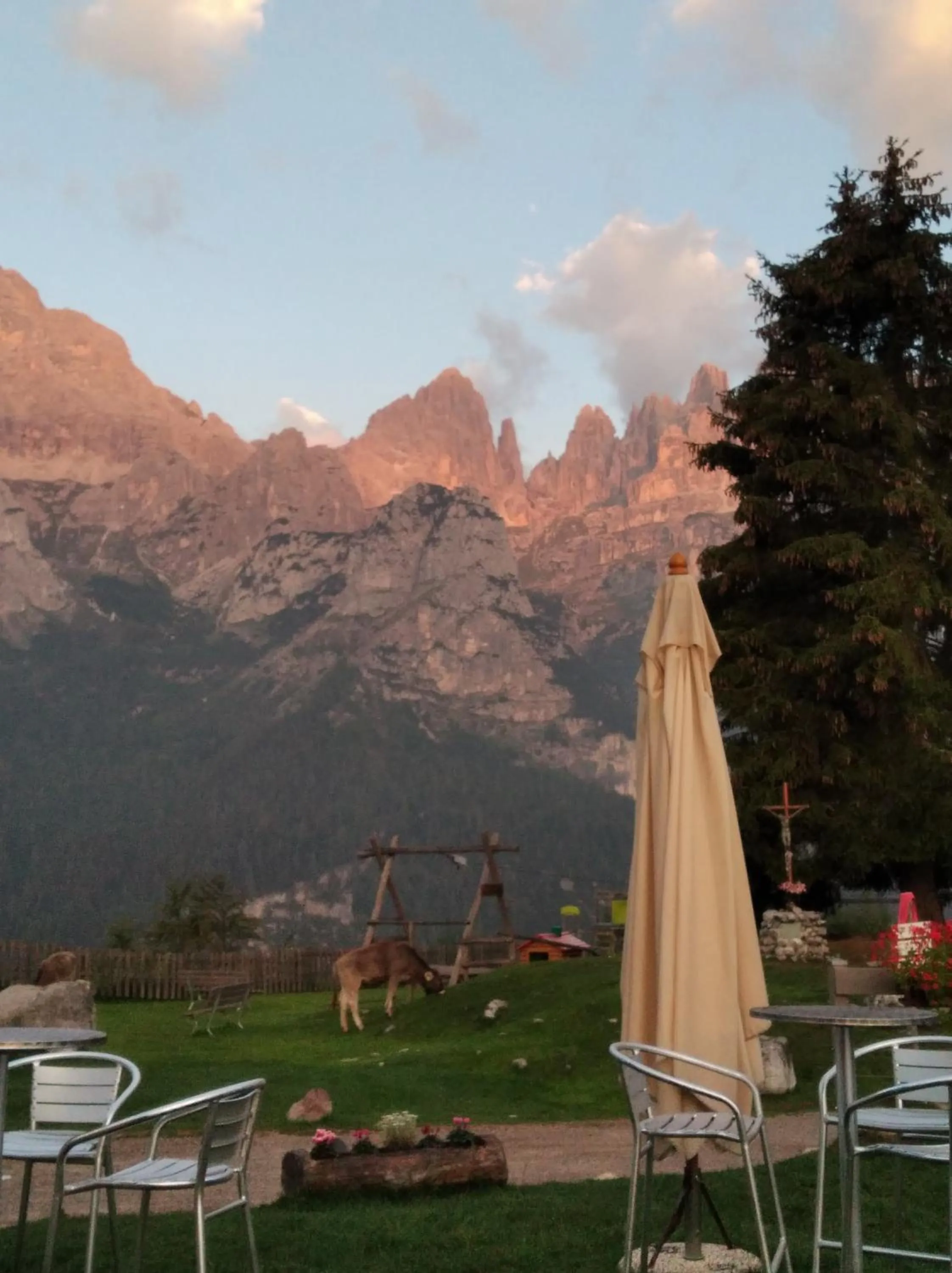 Balcony/Terrace in Rifugio La Montanara