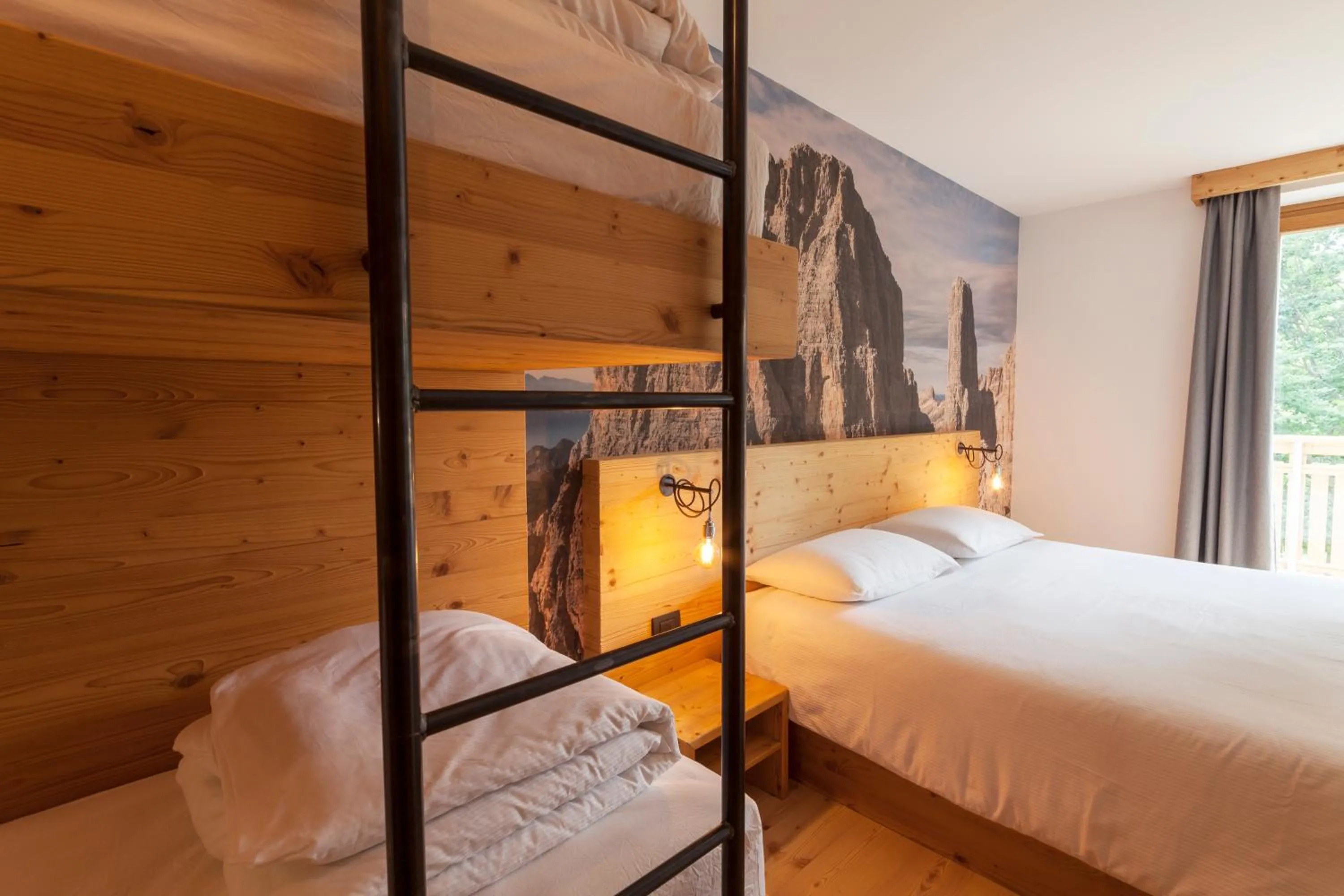Bedroom, Bed in Rifugio La Montanara
