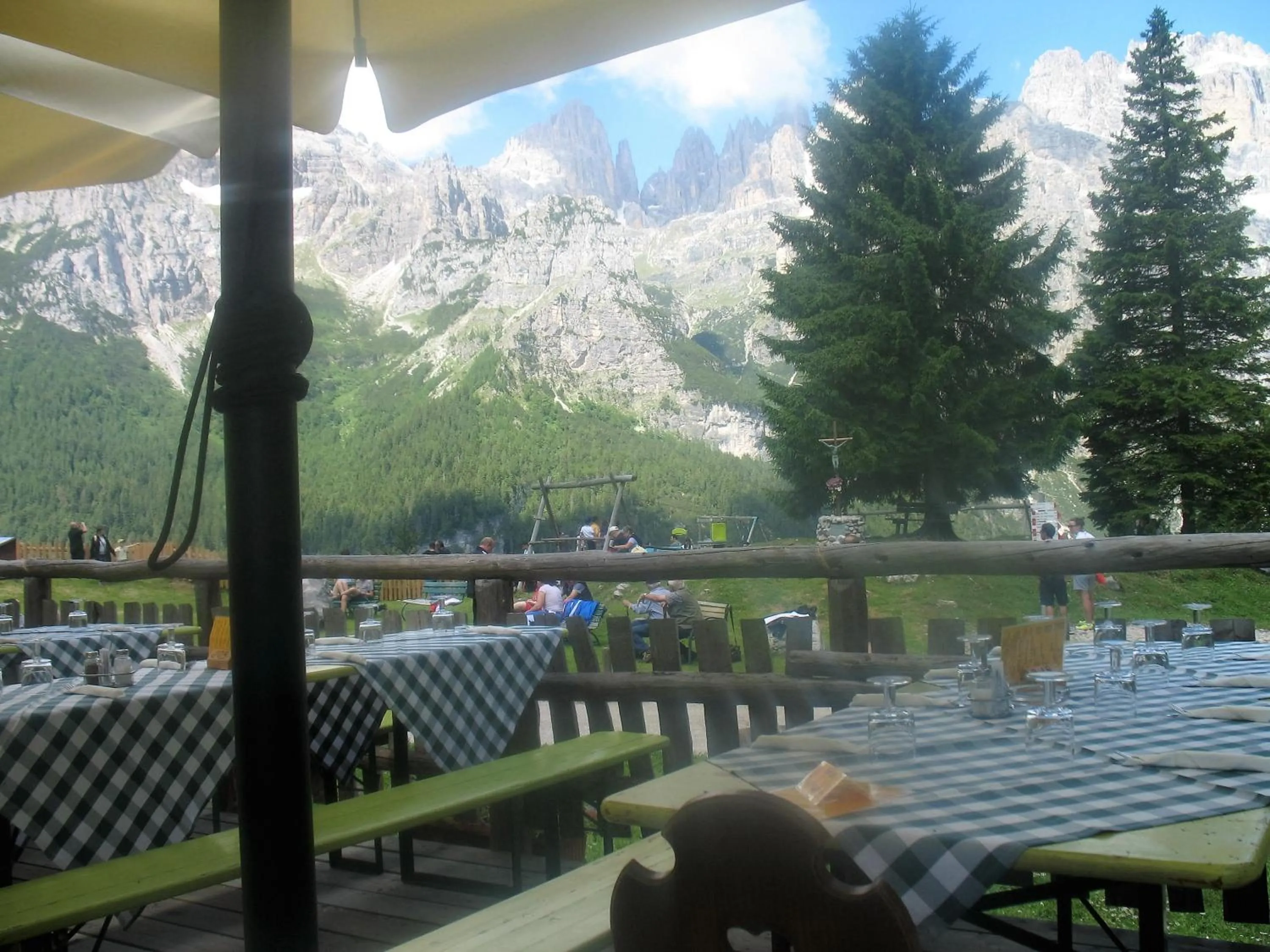 Balcony/Terrace in Rifugio La Montanara