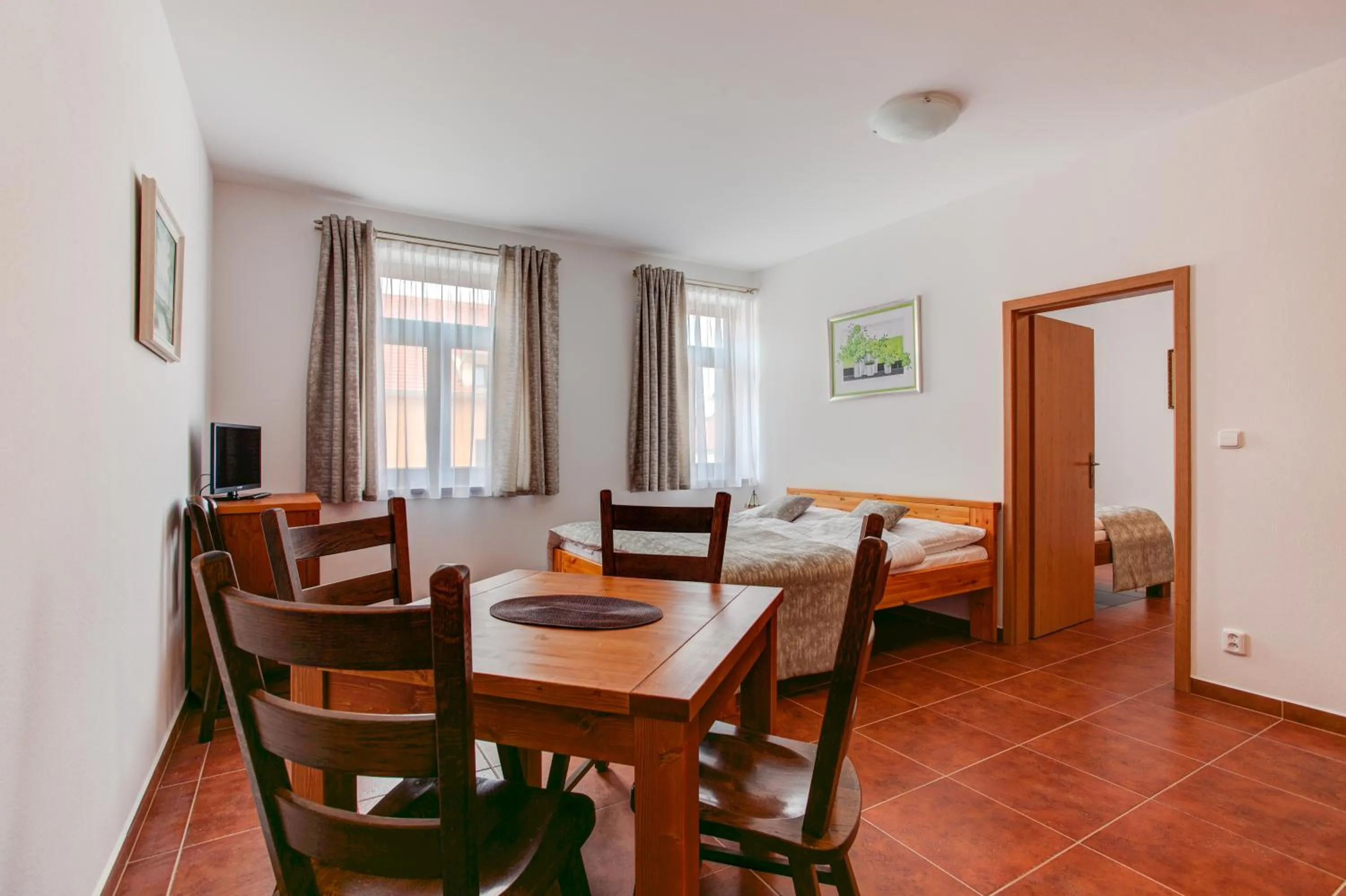 Bed in Apartmány U Anděla