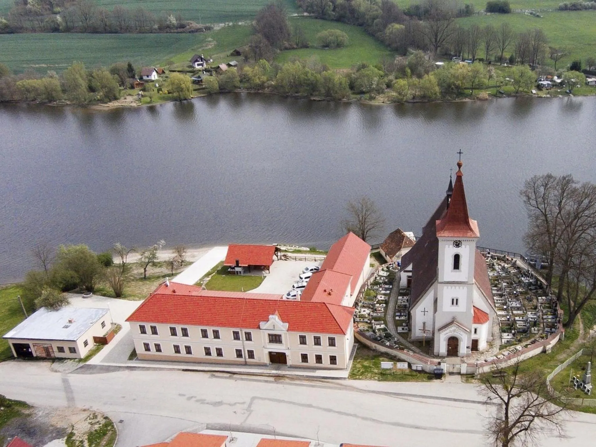 Bird's eye view in Apartmány U Anděla