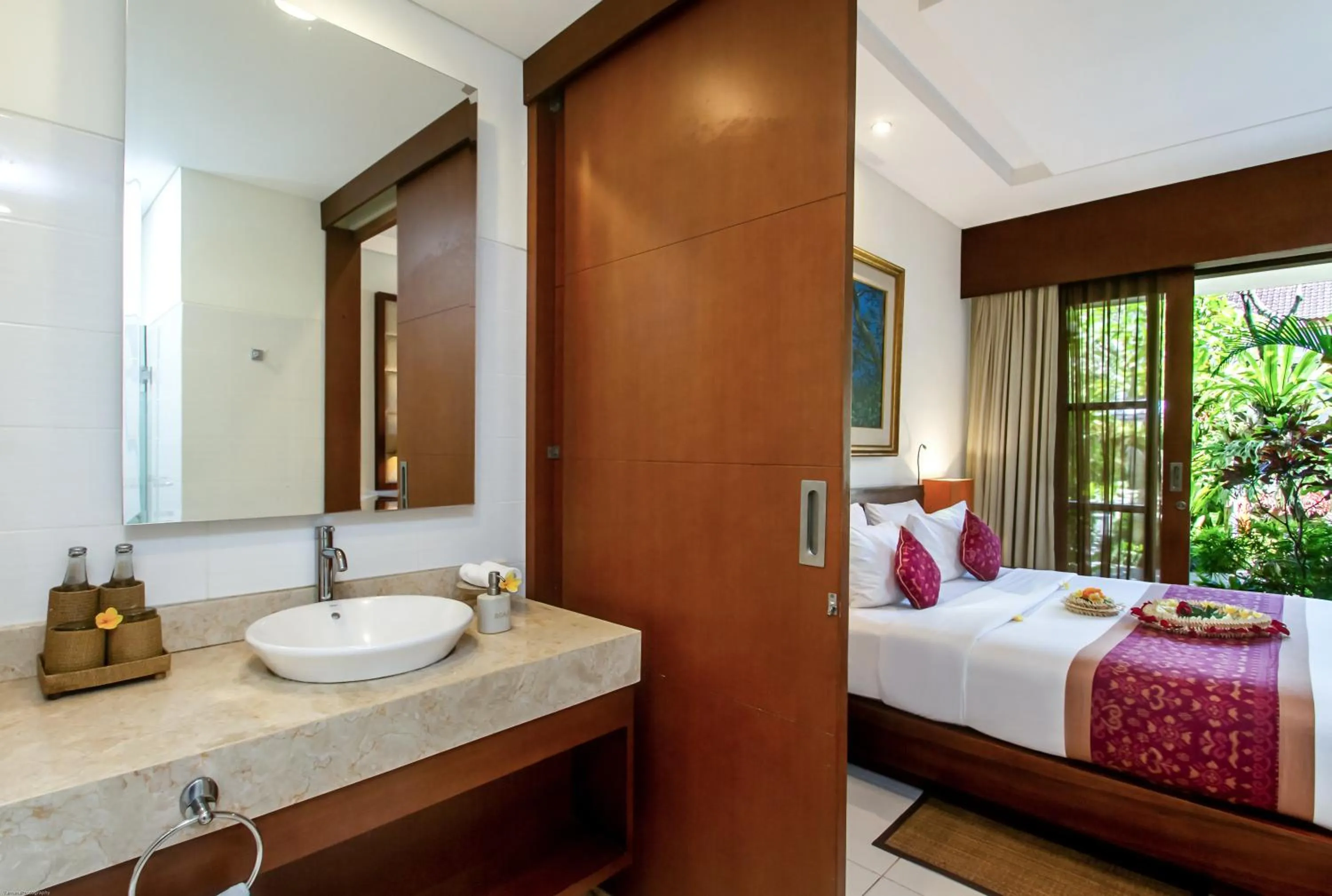 Bathroom, Bed in Tebesaya Cottage by GenuineHost