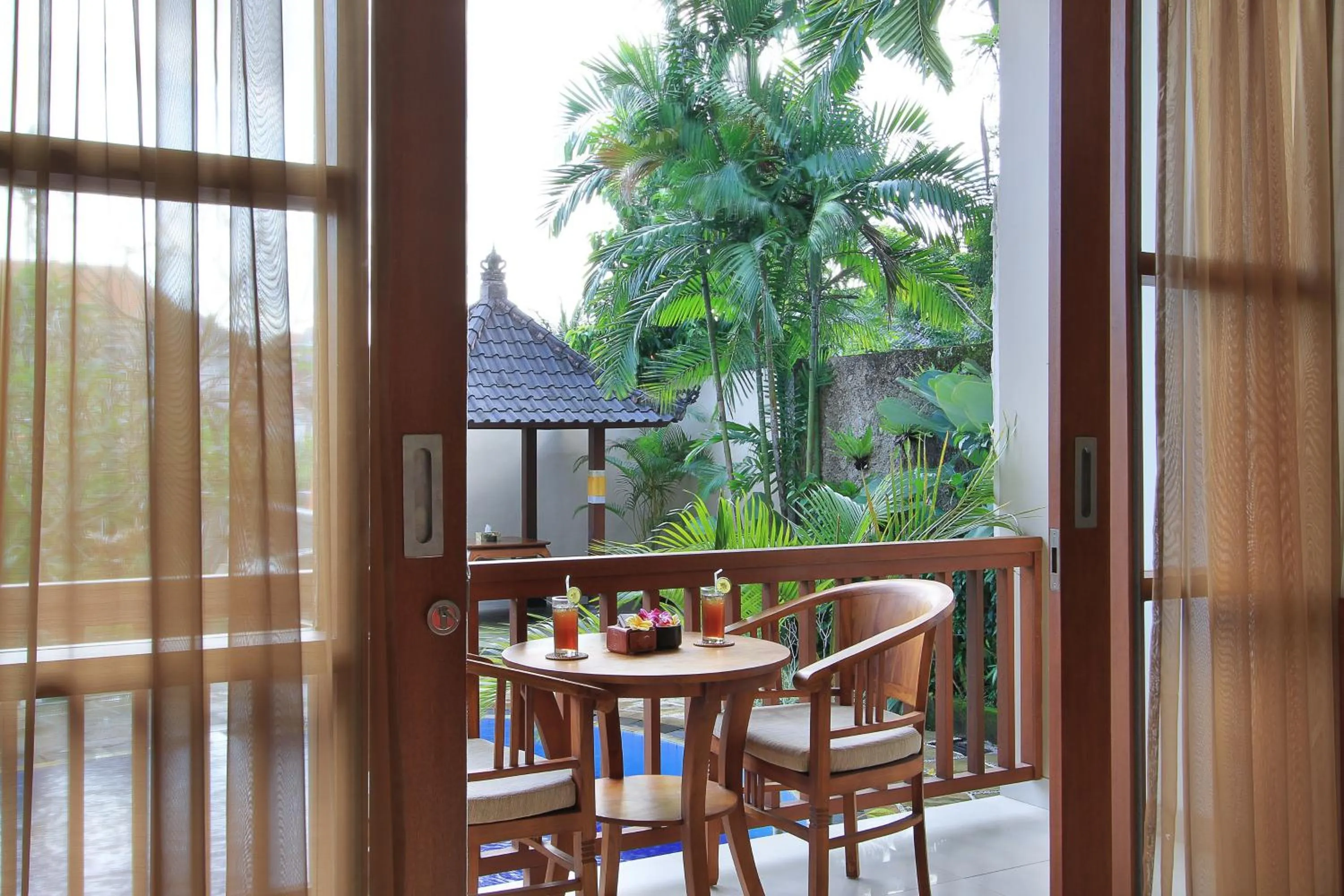 Balcony/Terrace in Tebesaya Cottage by GenuineHost