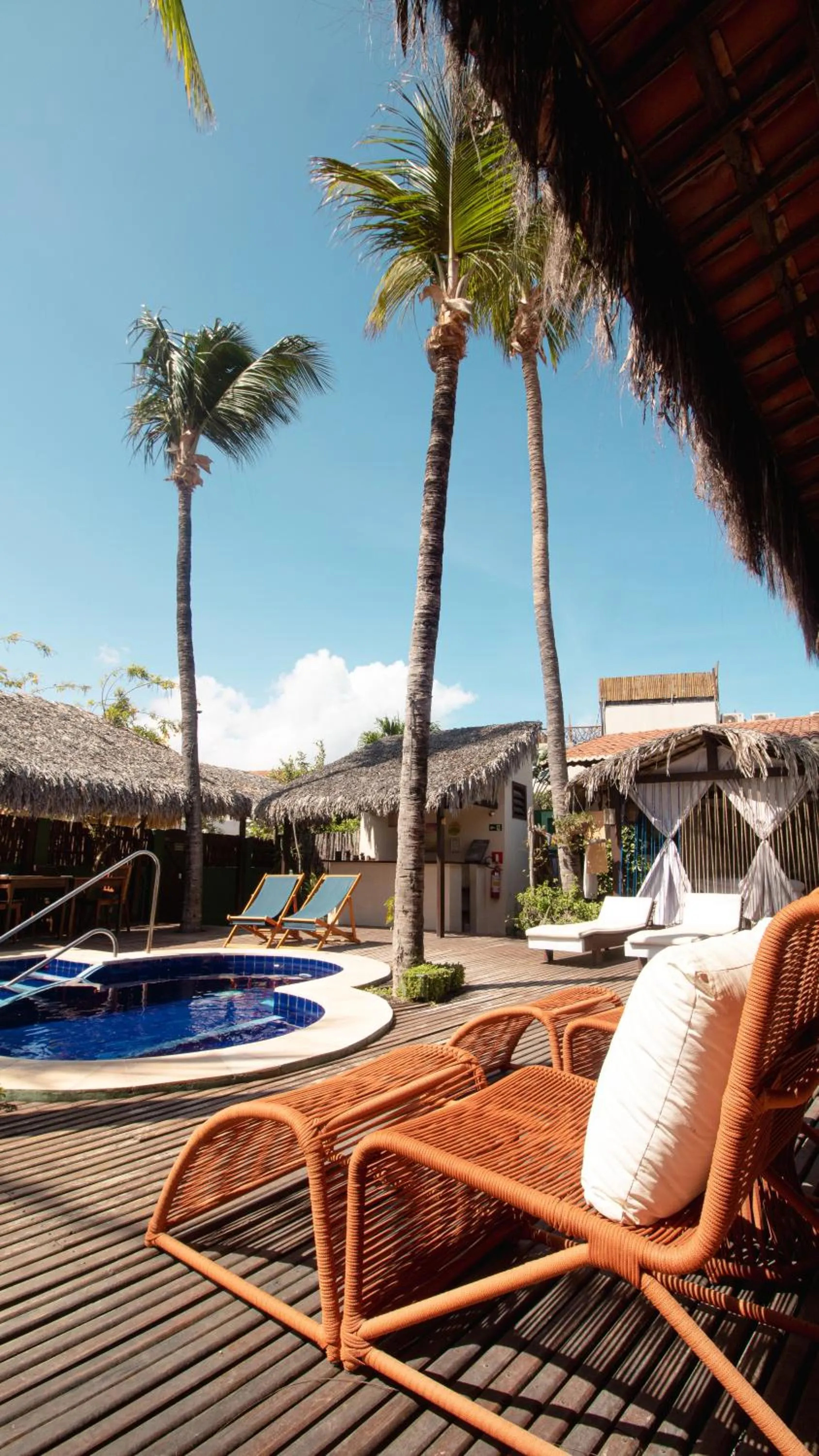 Swimming pool in Pousada La Vie Jeri