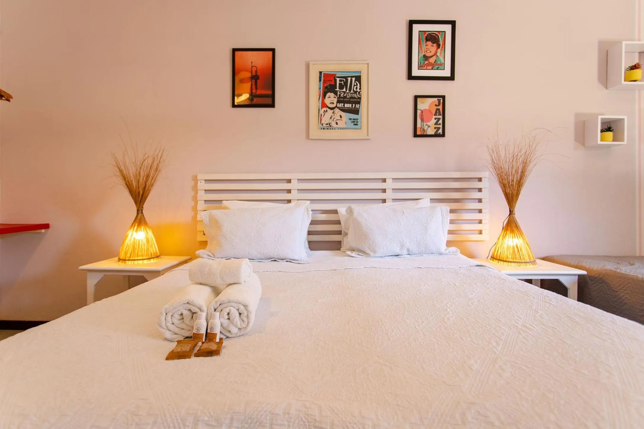 Bed in Pousada La Vie Jeri