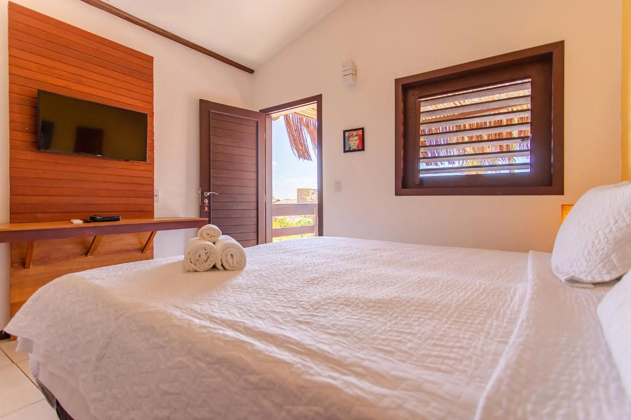 Bed in Pousada La Vie Jeri