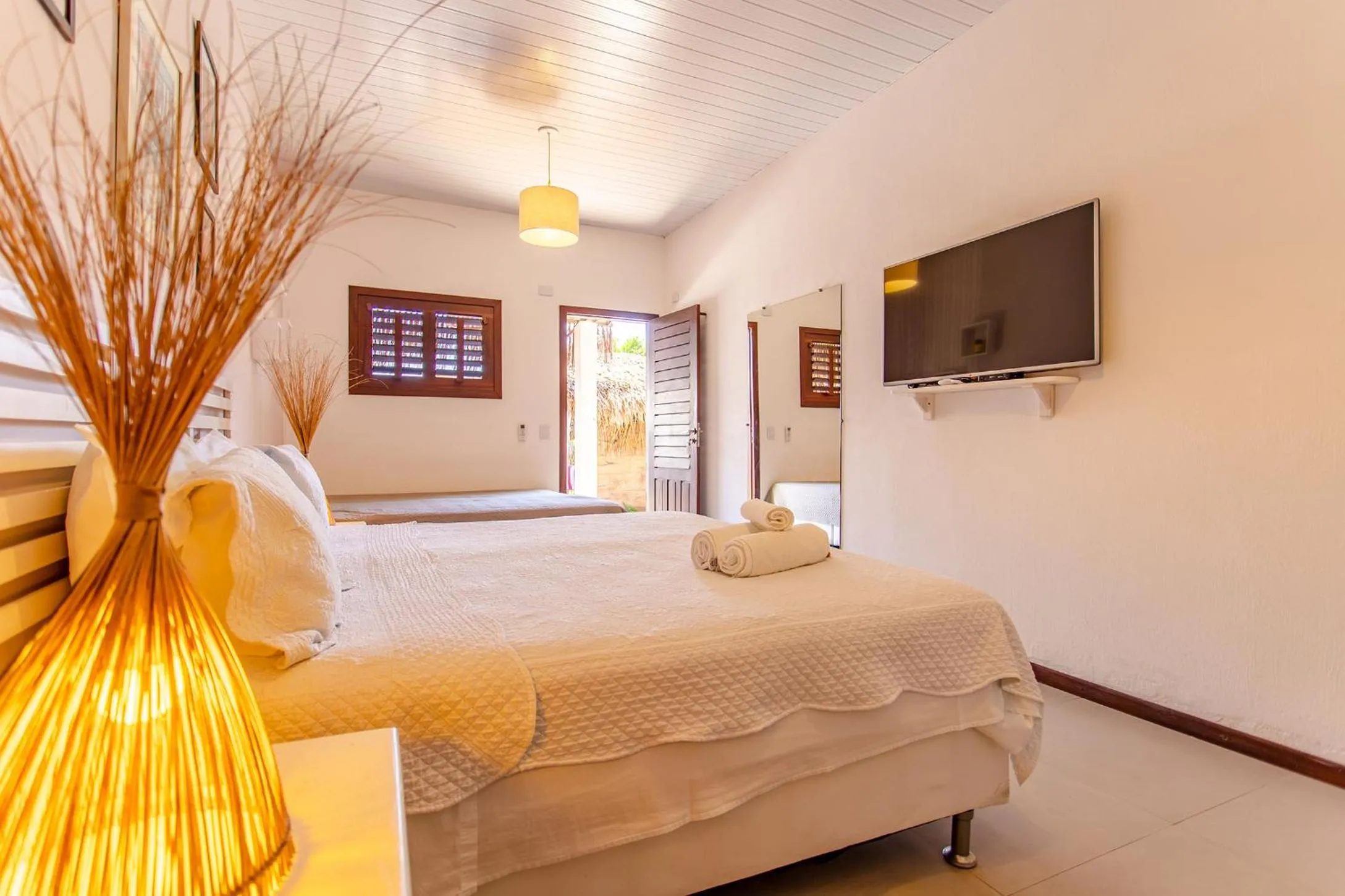 Bed in Pousada La Vie Jeri