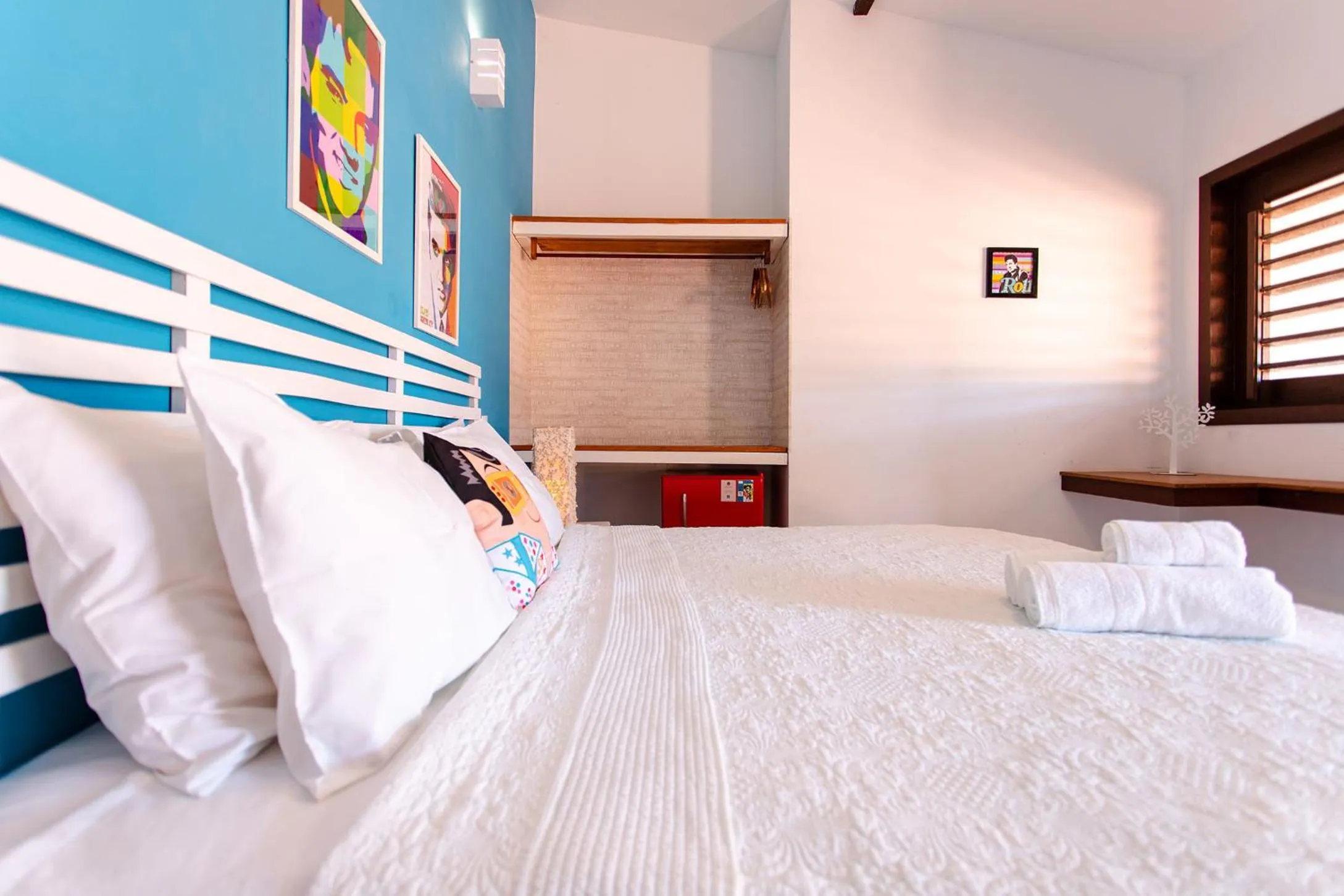 Bed in Pousada La Vie Jeri