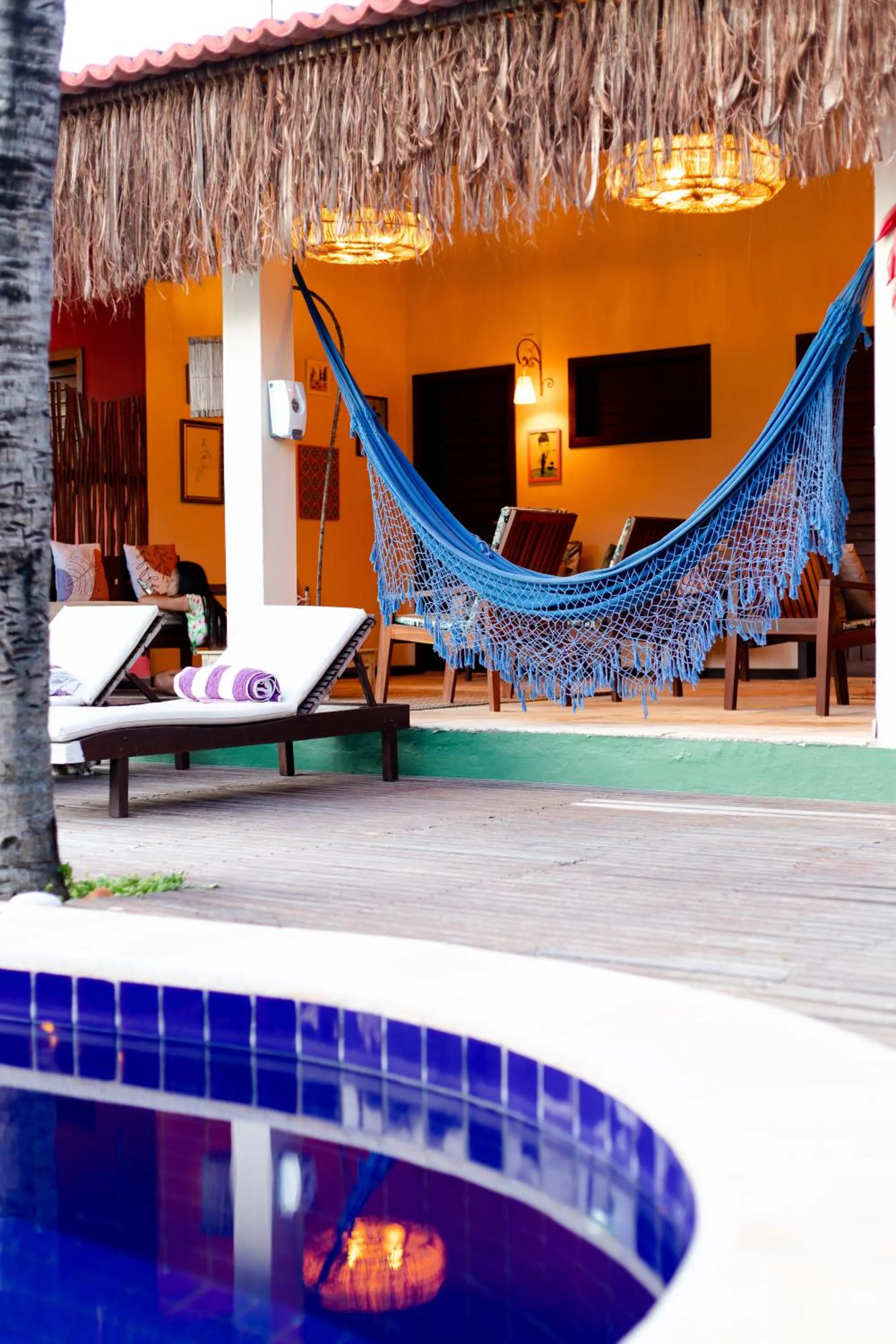 Patio in Pousada La Vie Jeri