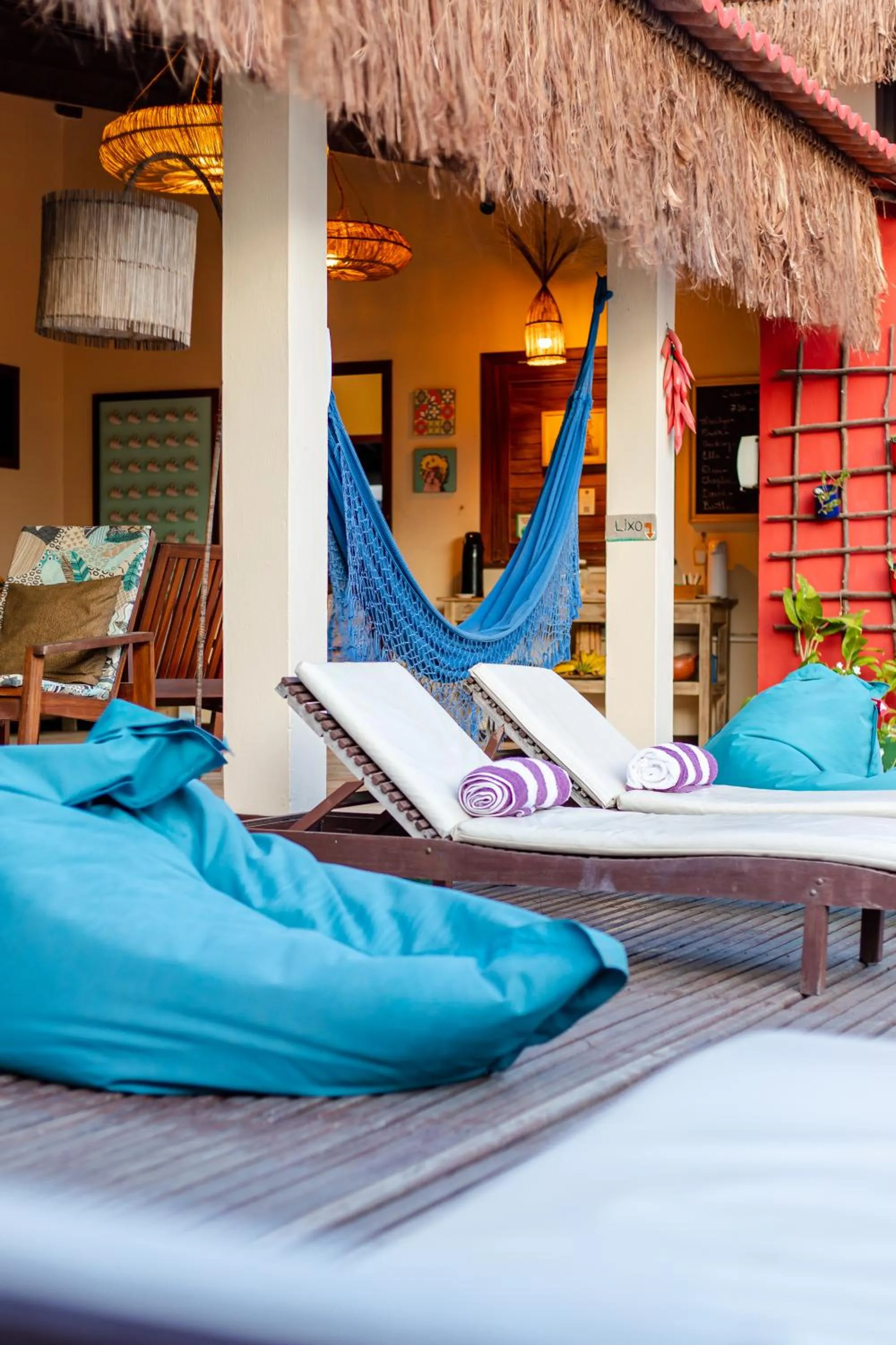 Patio in Pousada La Vie Jeri