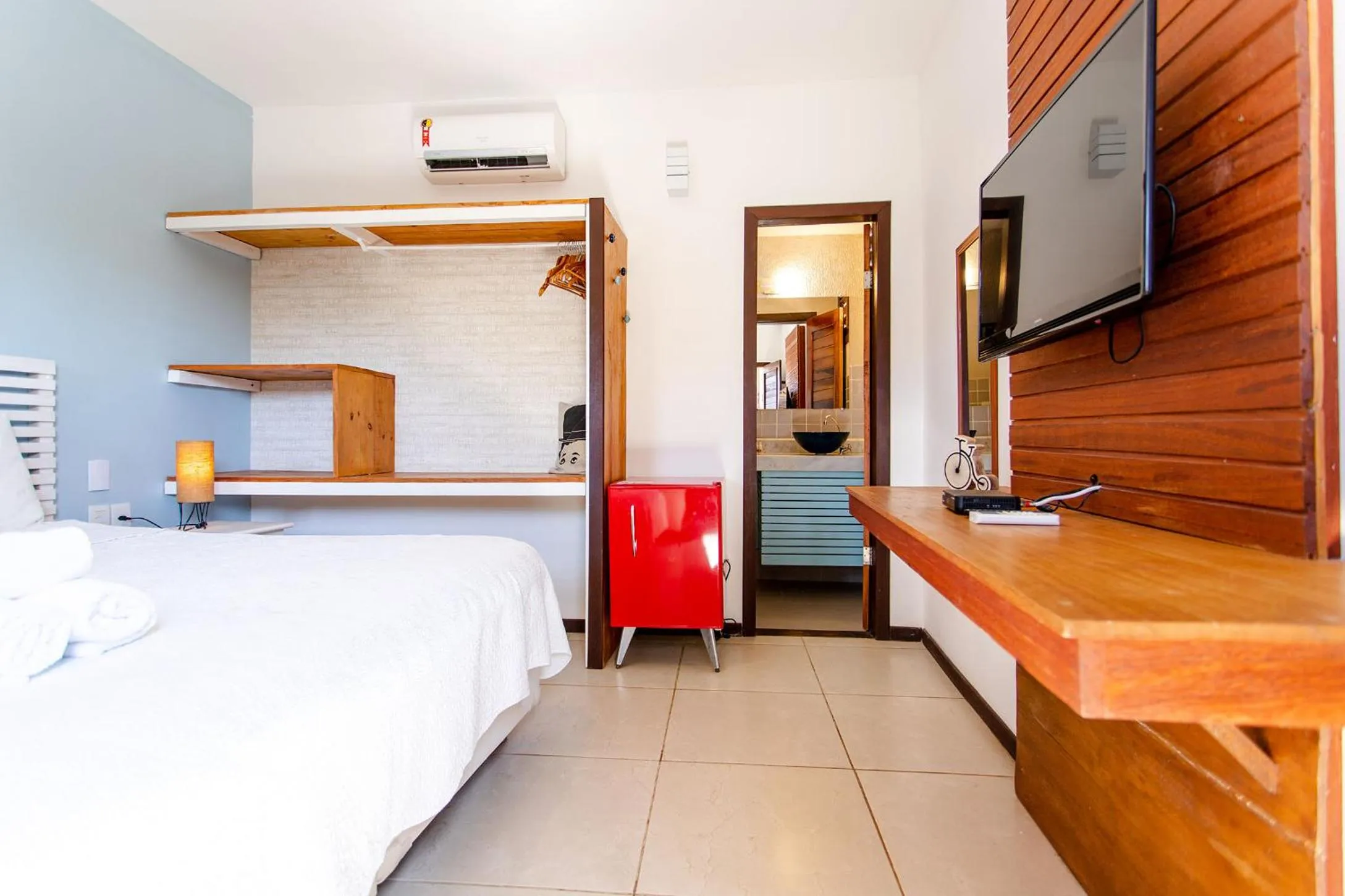 Bed in Pousada La Vie Jeri