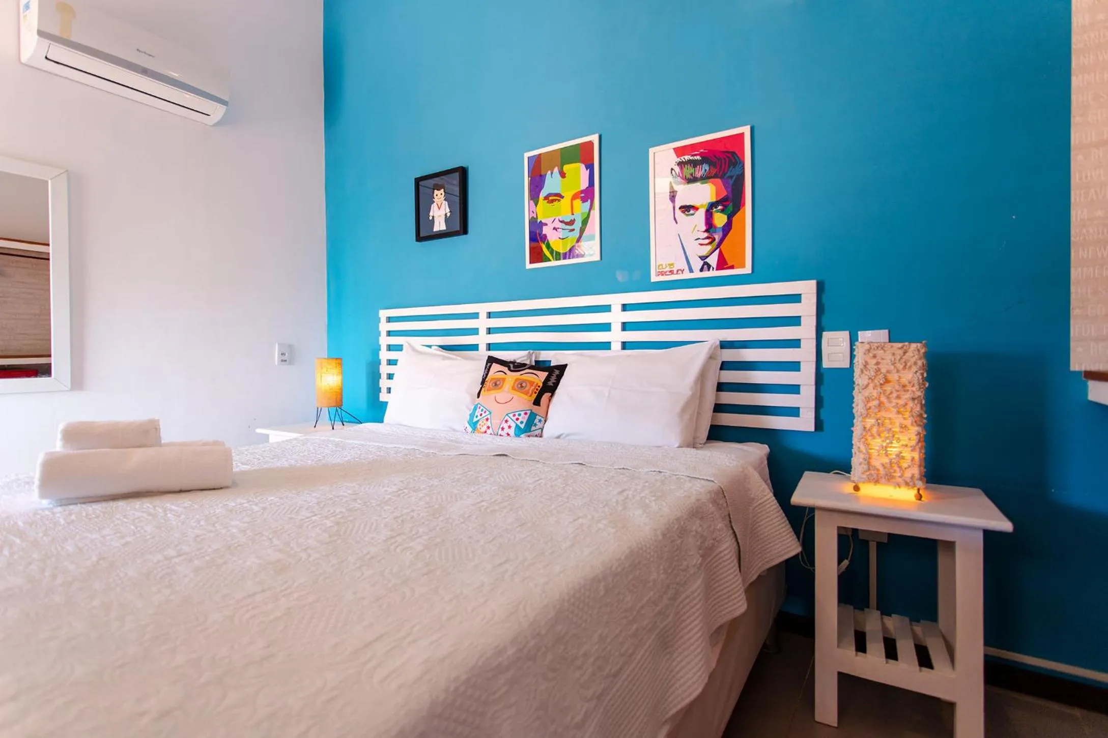 Bed in Pousada La Vie Jeri