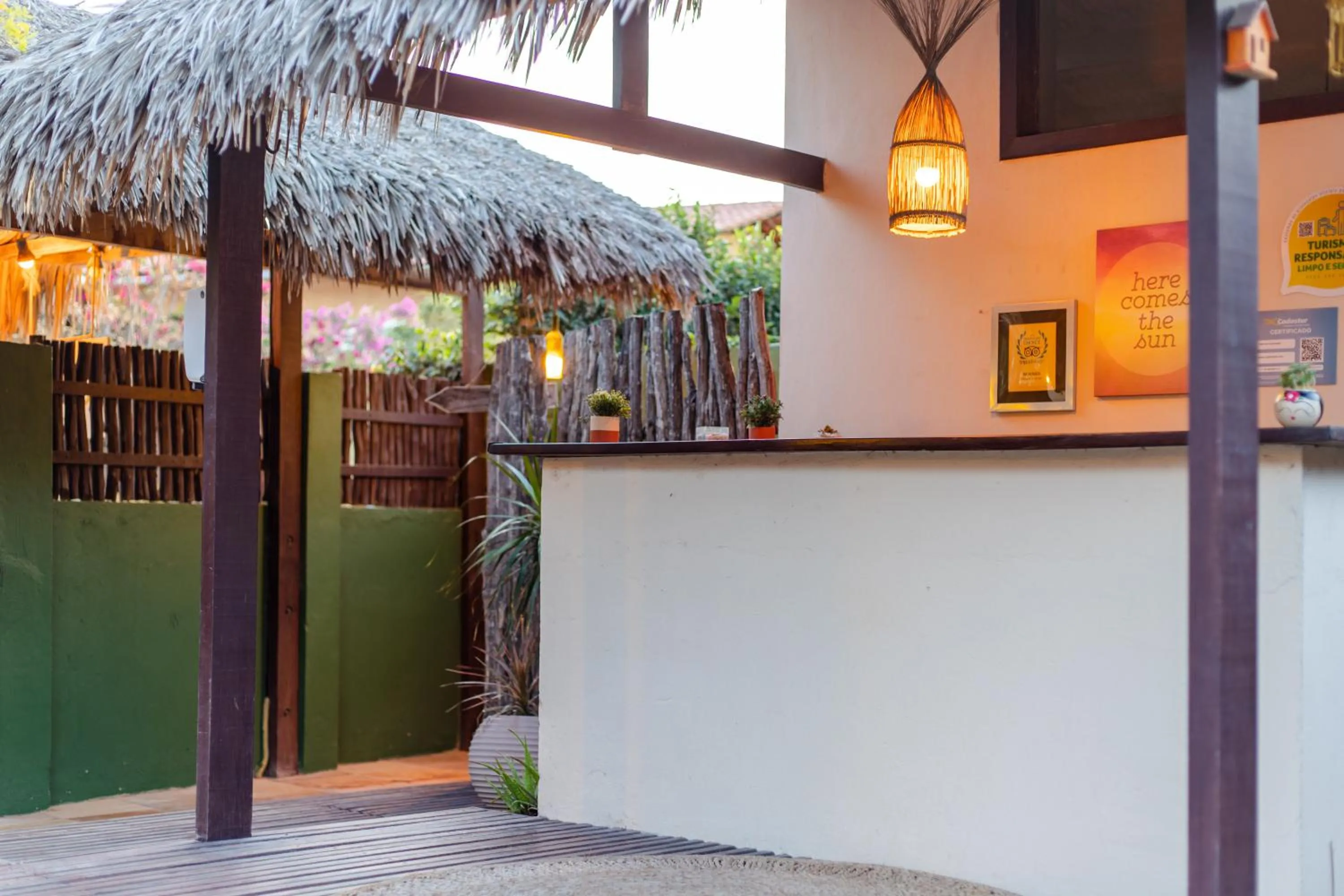 Lobby or reception in Pousada La Vie Jeri