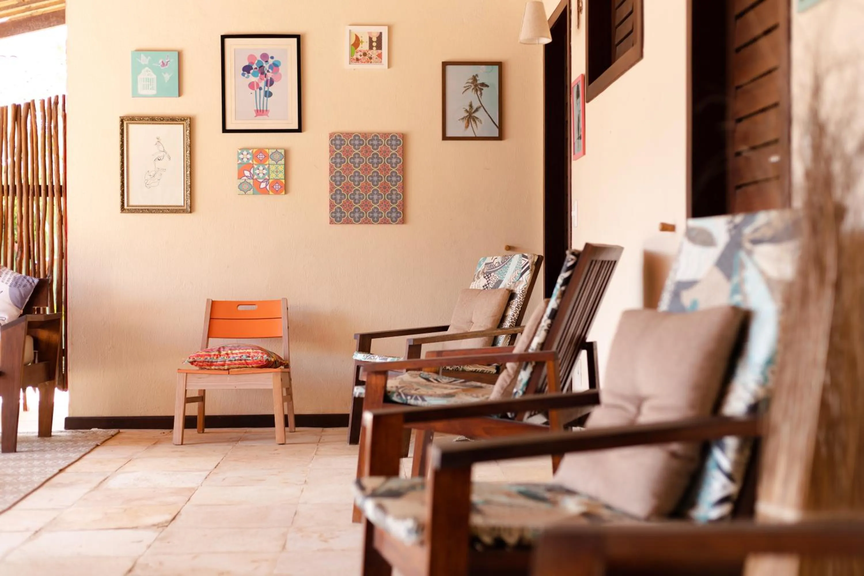 Decorative detail in Pousada La Vie Jeri