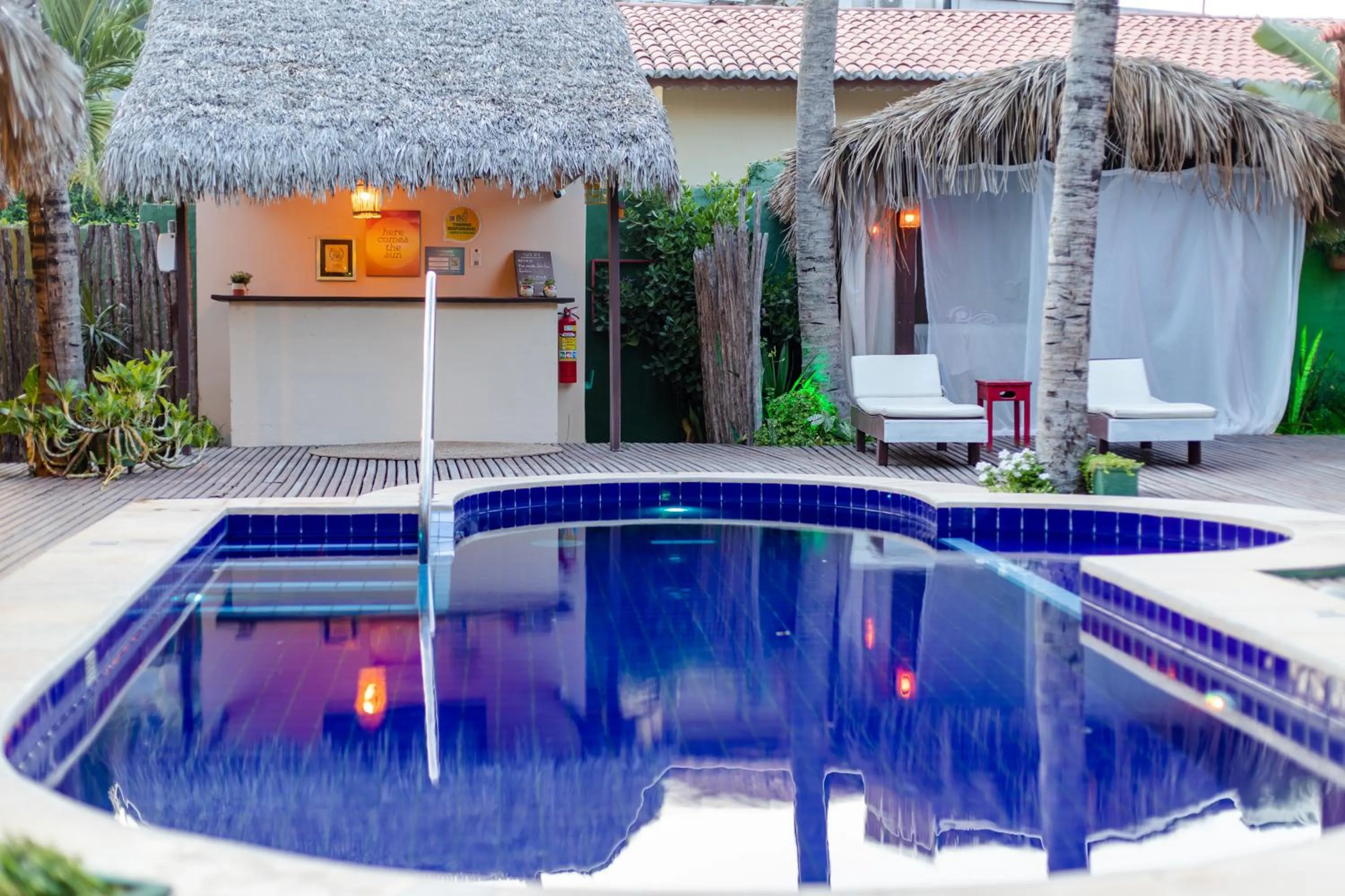 Lobby or reception in Pousada La Vie Jeri