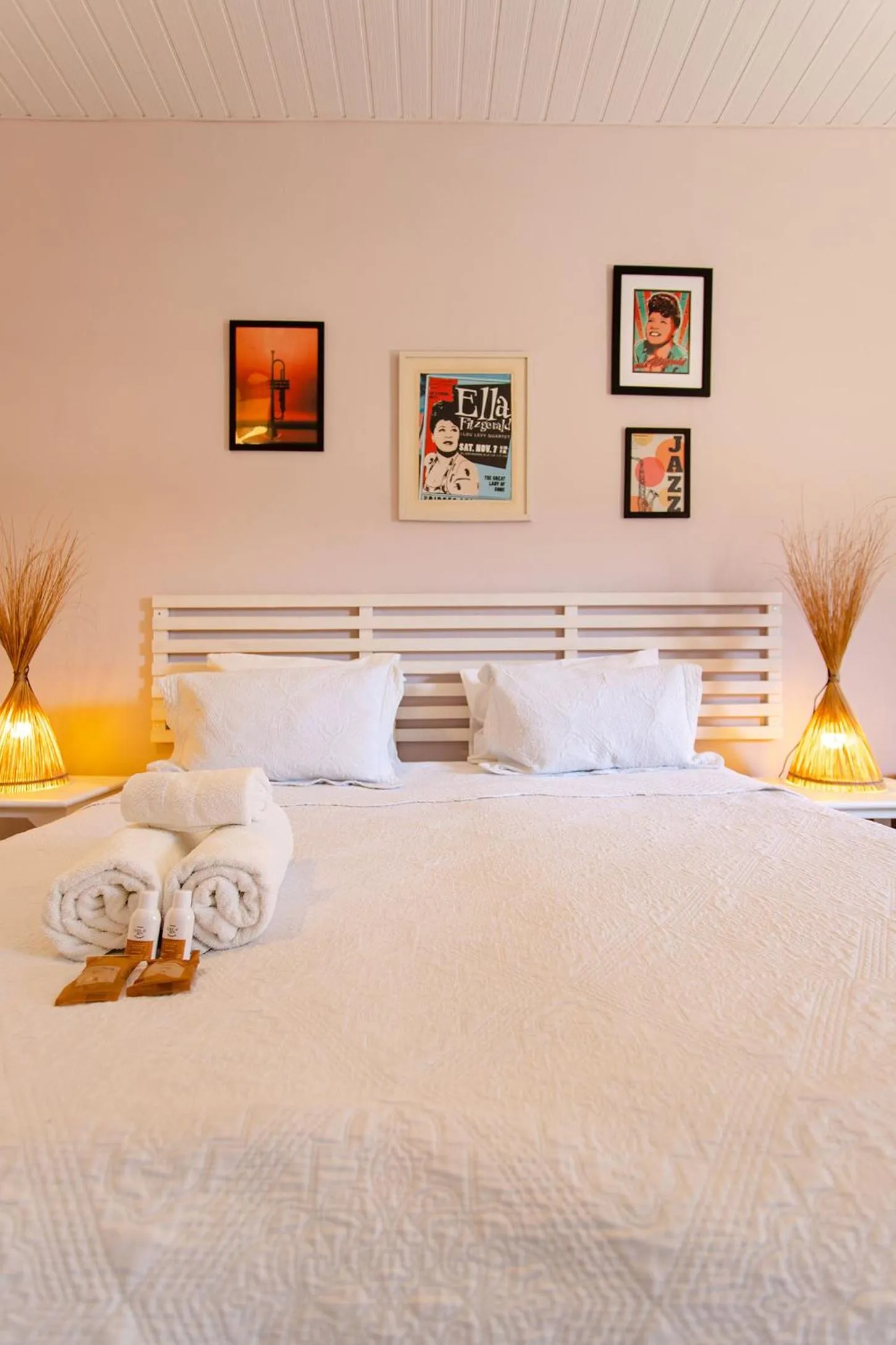 Bed in Pousada La Vie Jeri