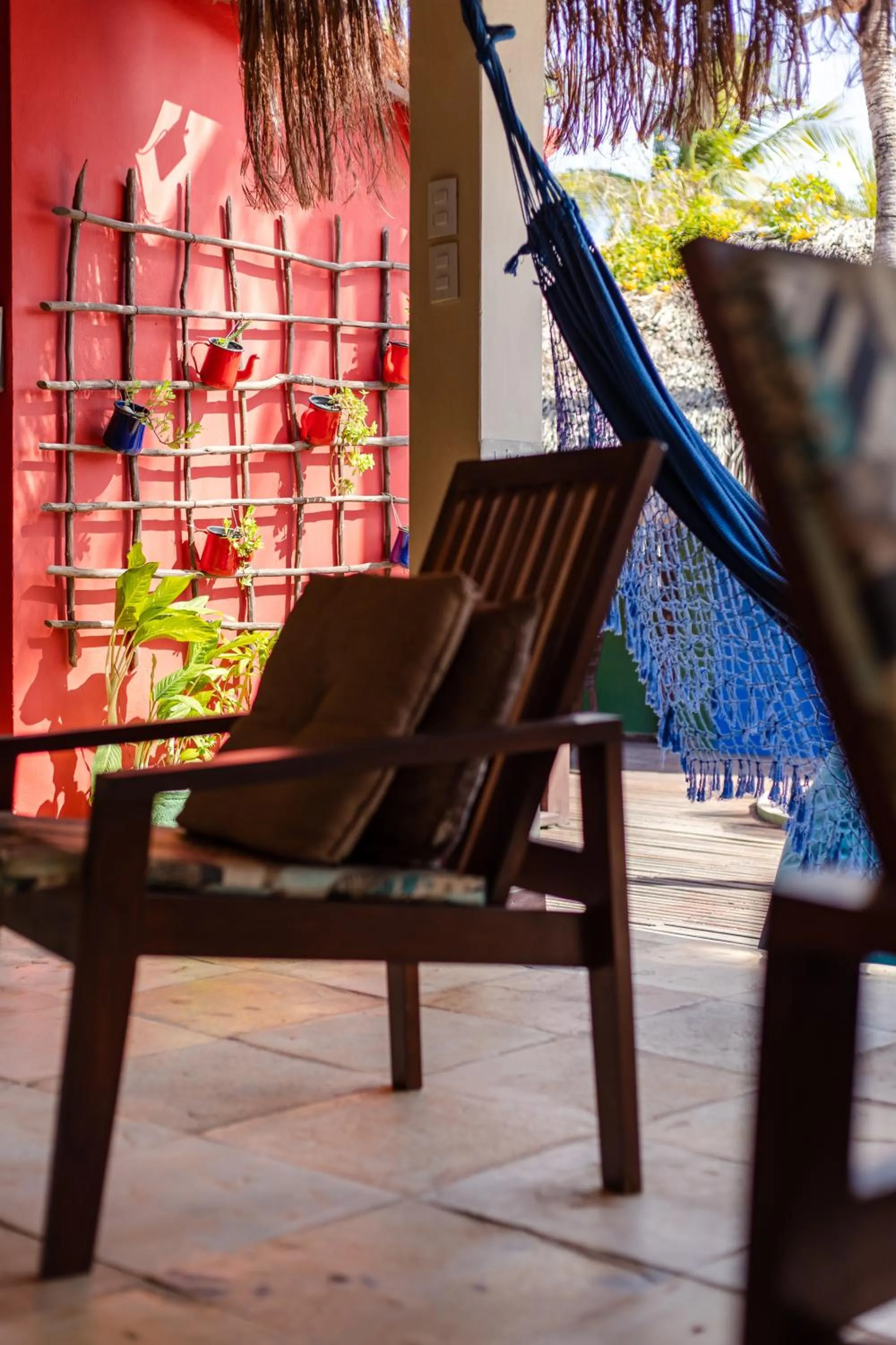 Decorative detail in Pousada La Vie Jeri