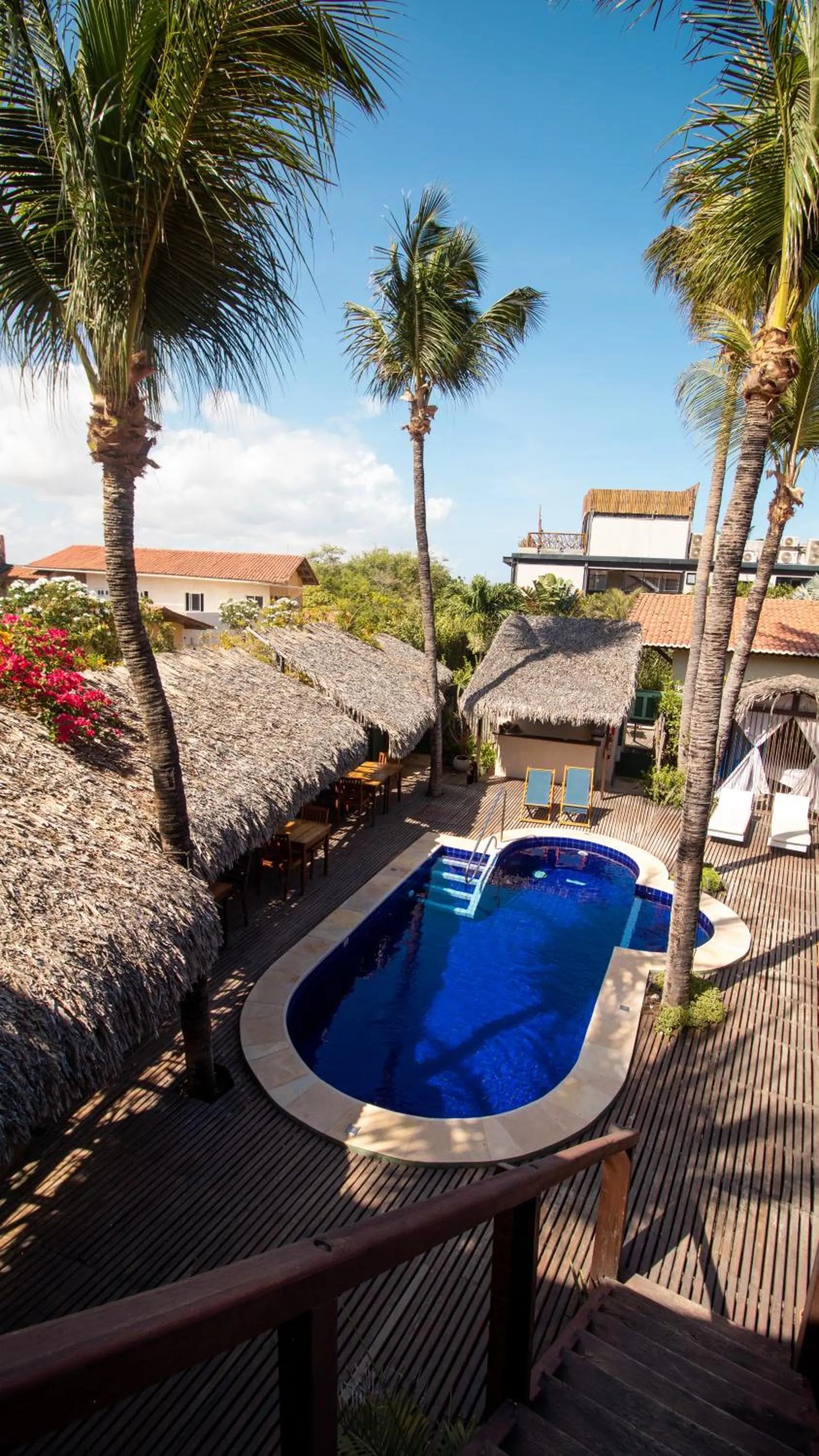 Swimming pool in Pousada La Vie Jeri