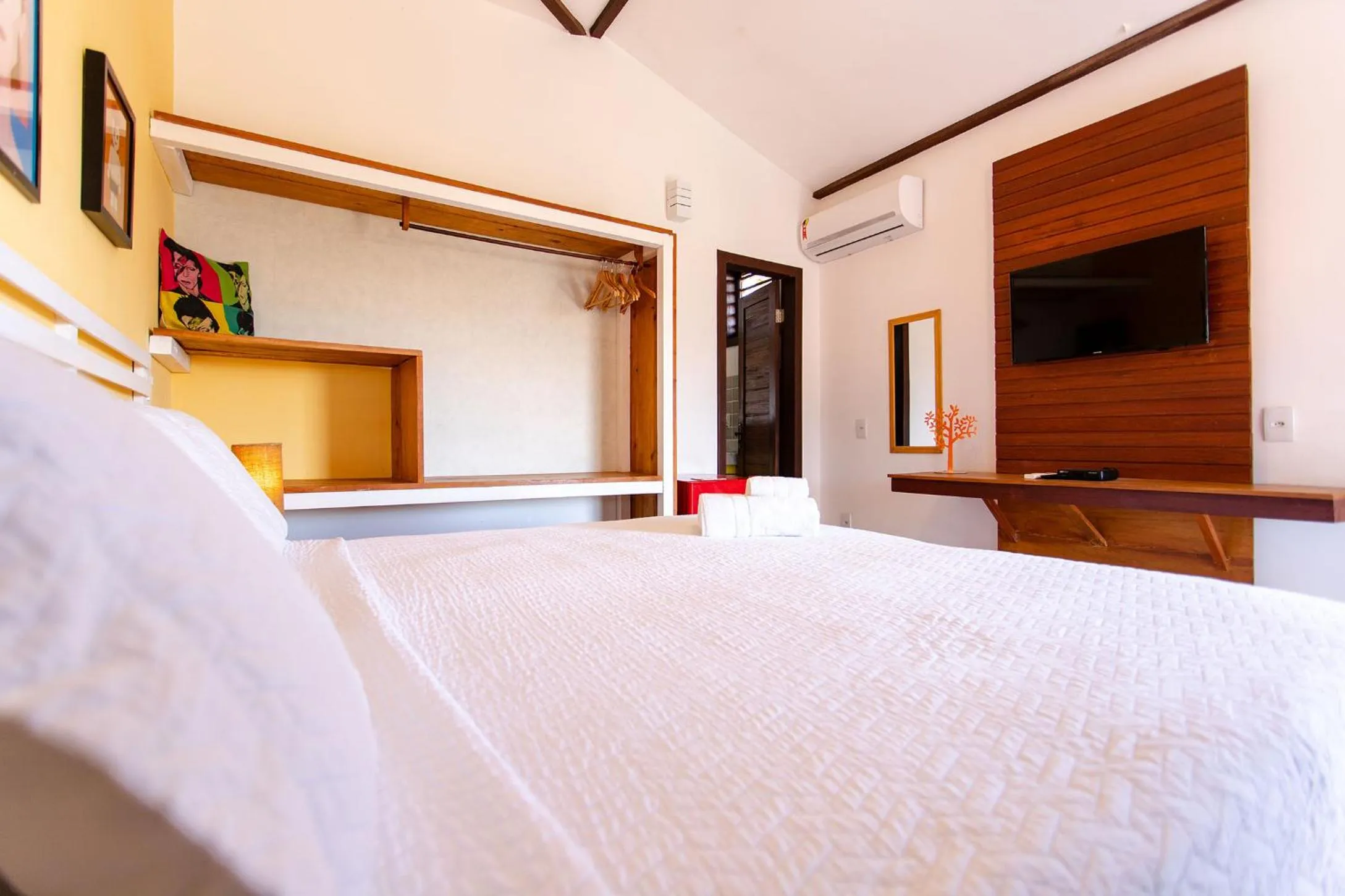 Bed in Pousada La Vie Jeri