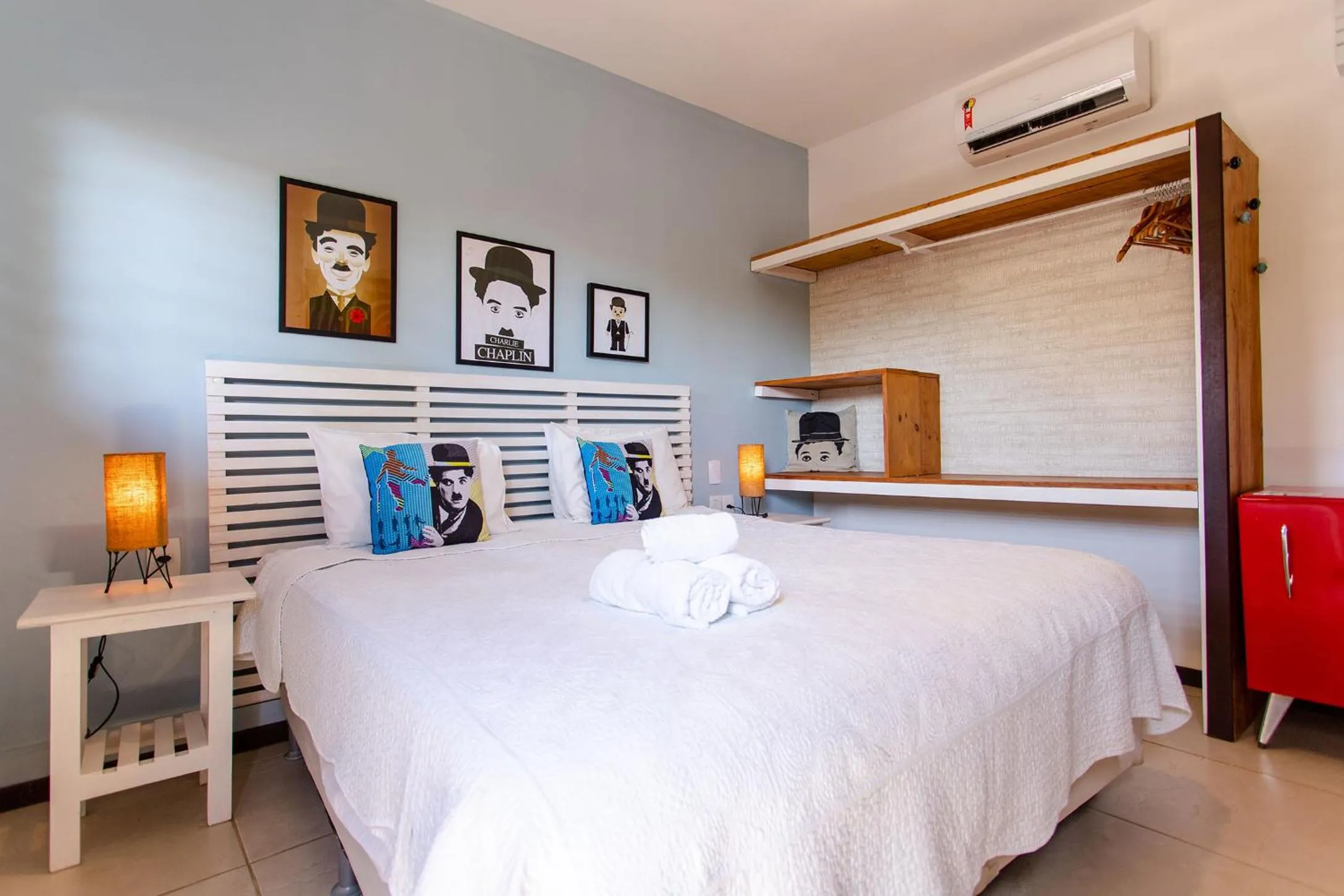 Bed in Pousada La Vie Jeri