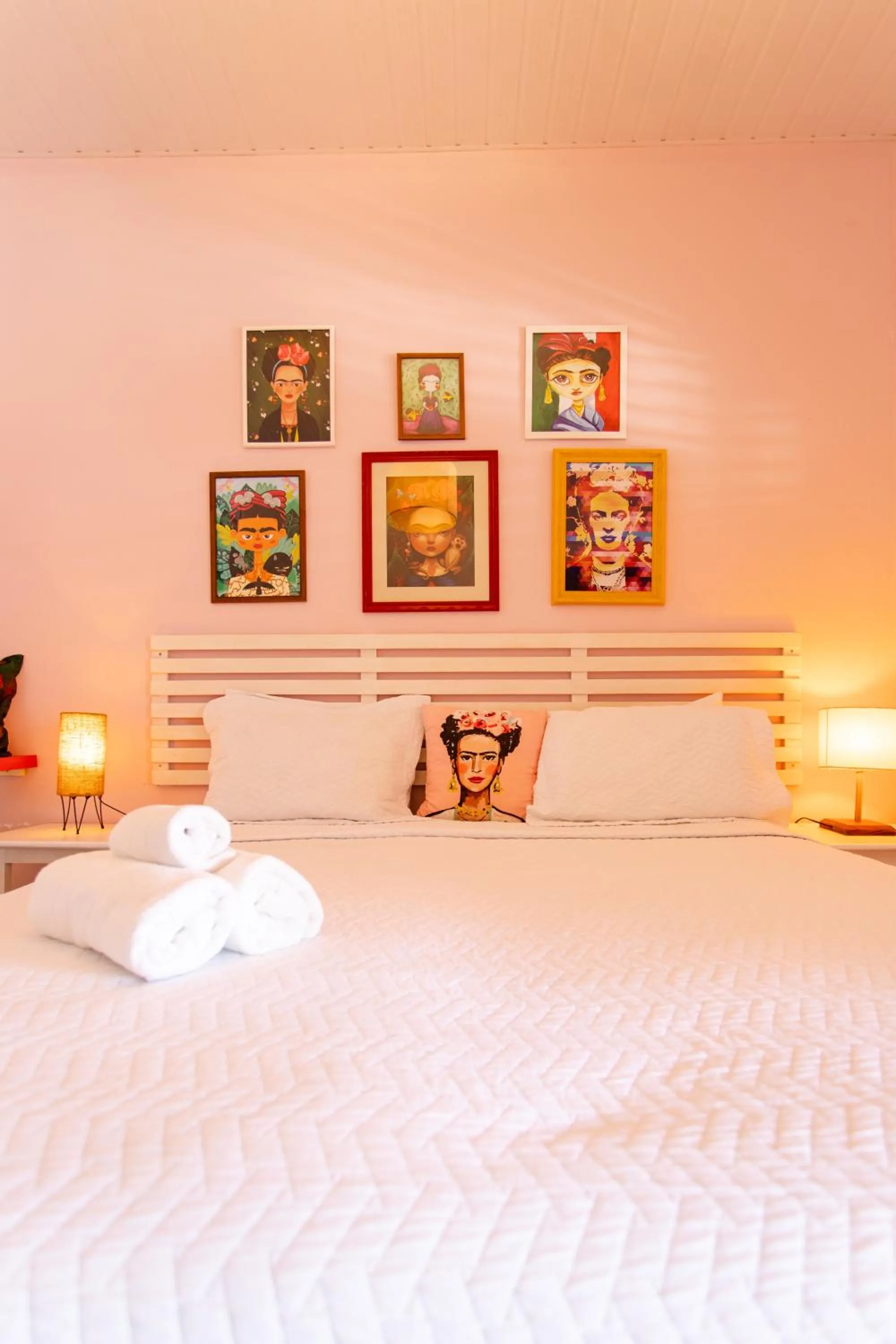 Bed in Pousada La Vie Jeri