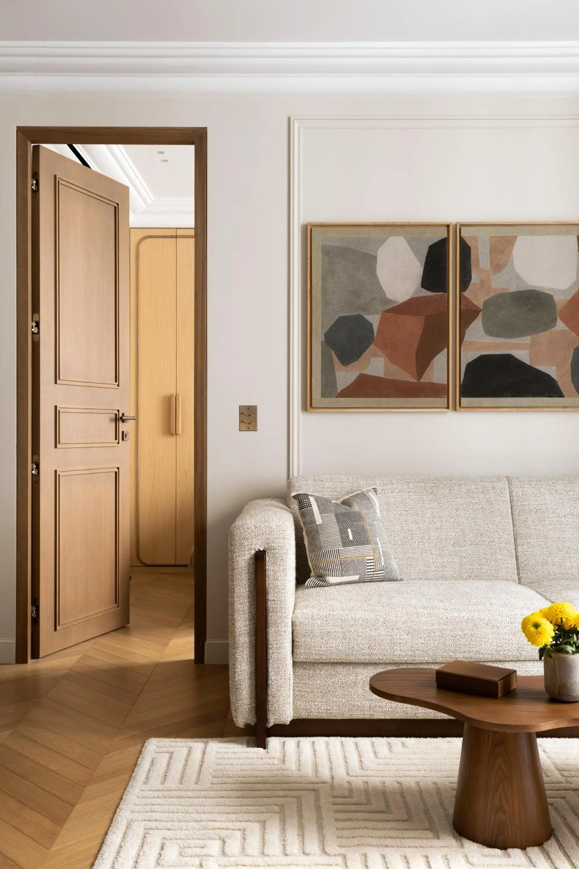 Living room in HIGHSTAY - Luxury Serviced Apartments - Bourse