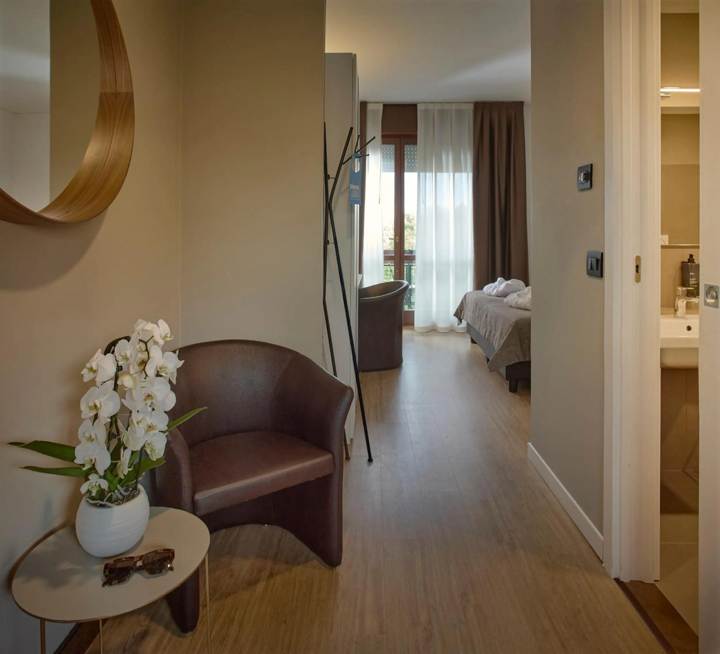 Decorative detail, Bed in B&B HOTEL Eurorest Conegliano