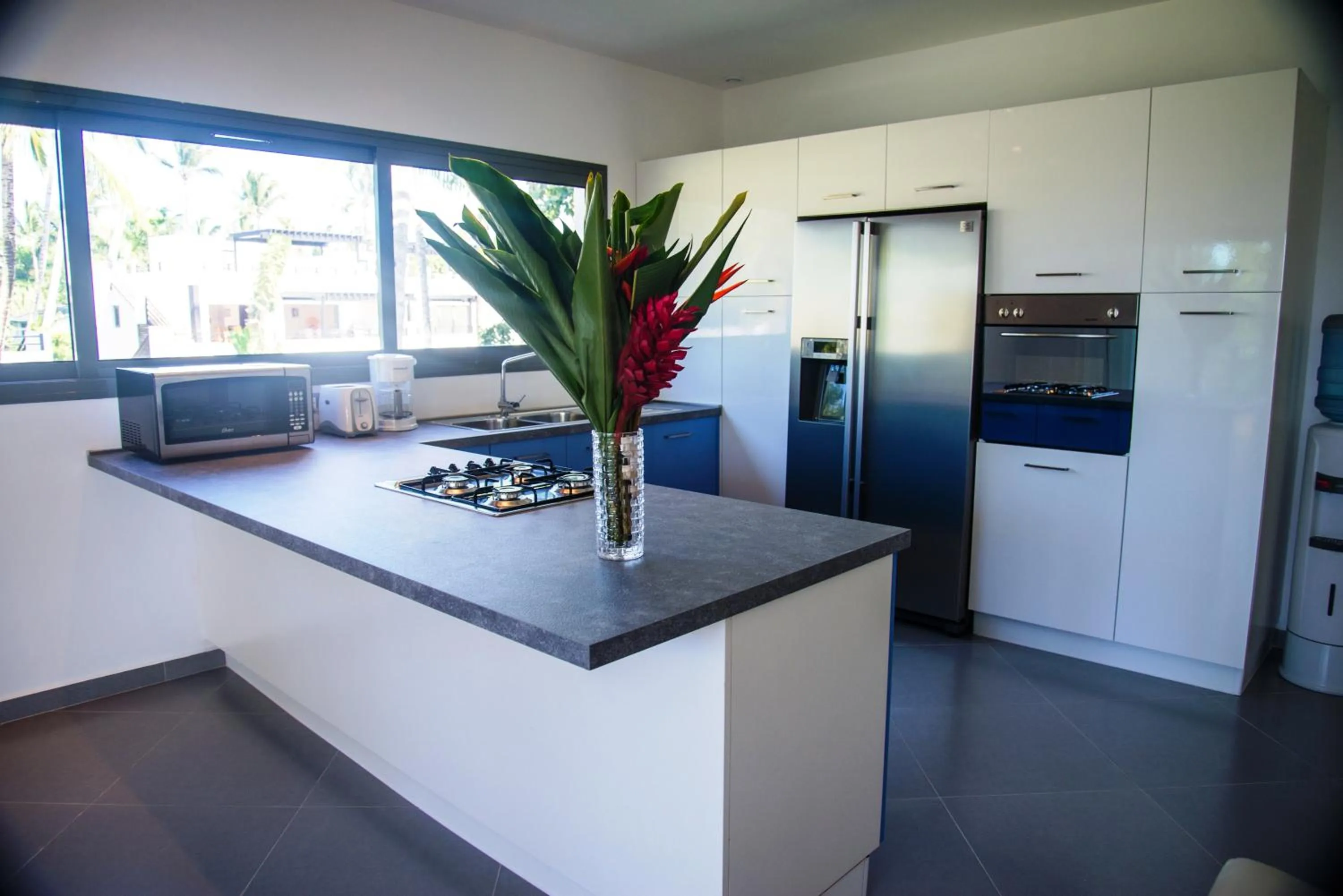 Kitchen or kitchenette in Aligio Apart-hotel & Spa - Las Terrenas