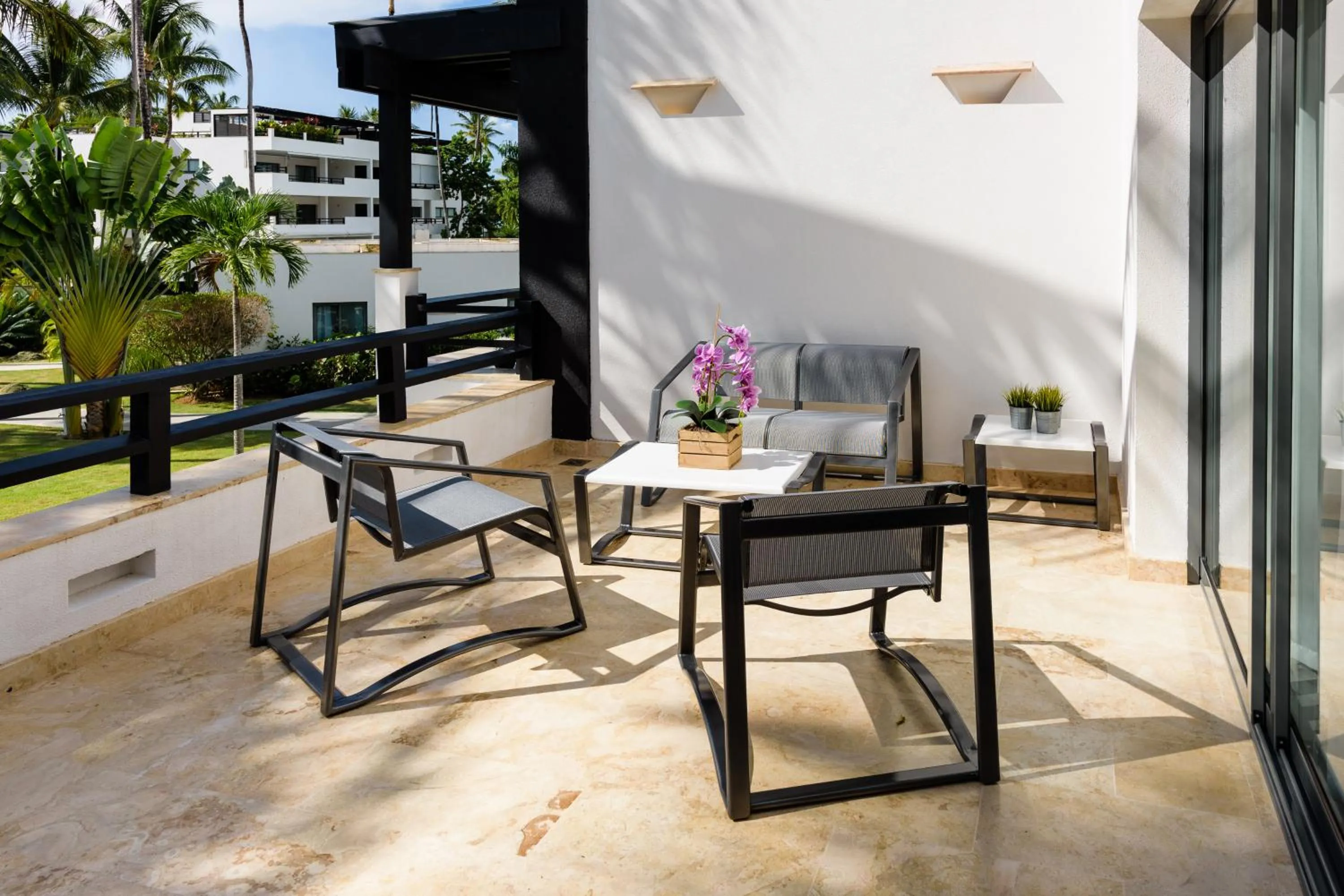 Balcony/Terrace in Aligio Apart-hotel & Spa - Las Terrenas