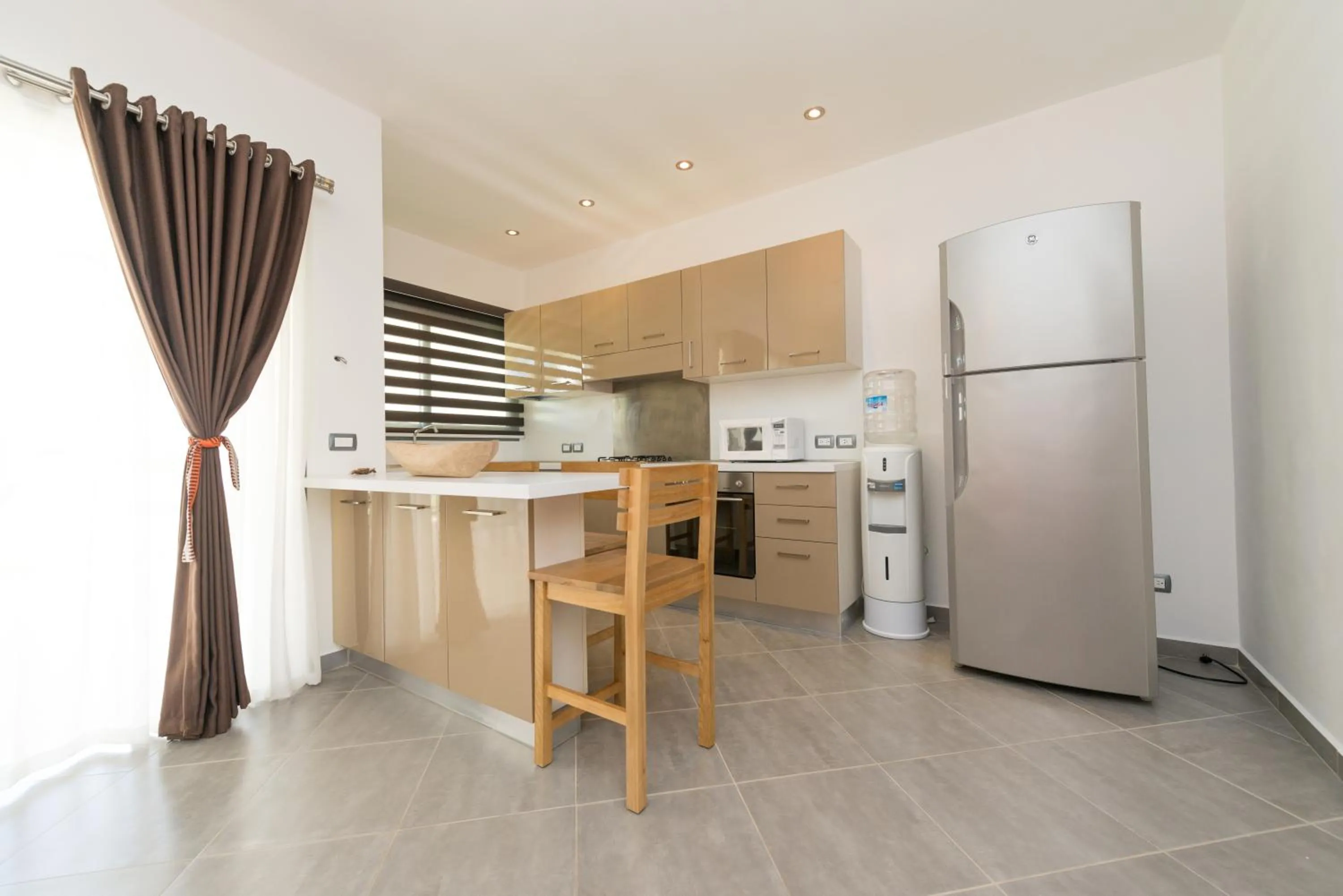 Kitchen or kitchenette in Aligio Apart-hotel & Spa - Las Terrenas