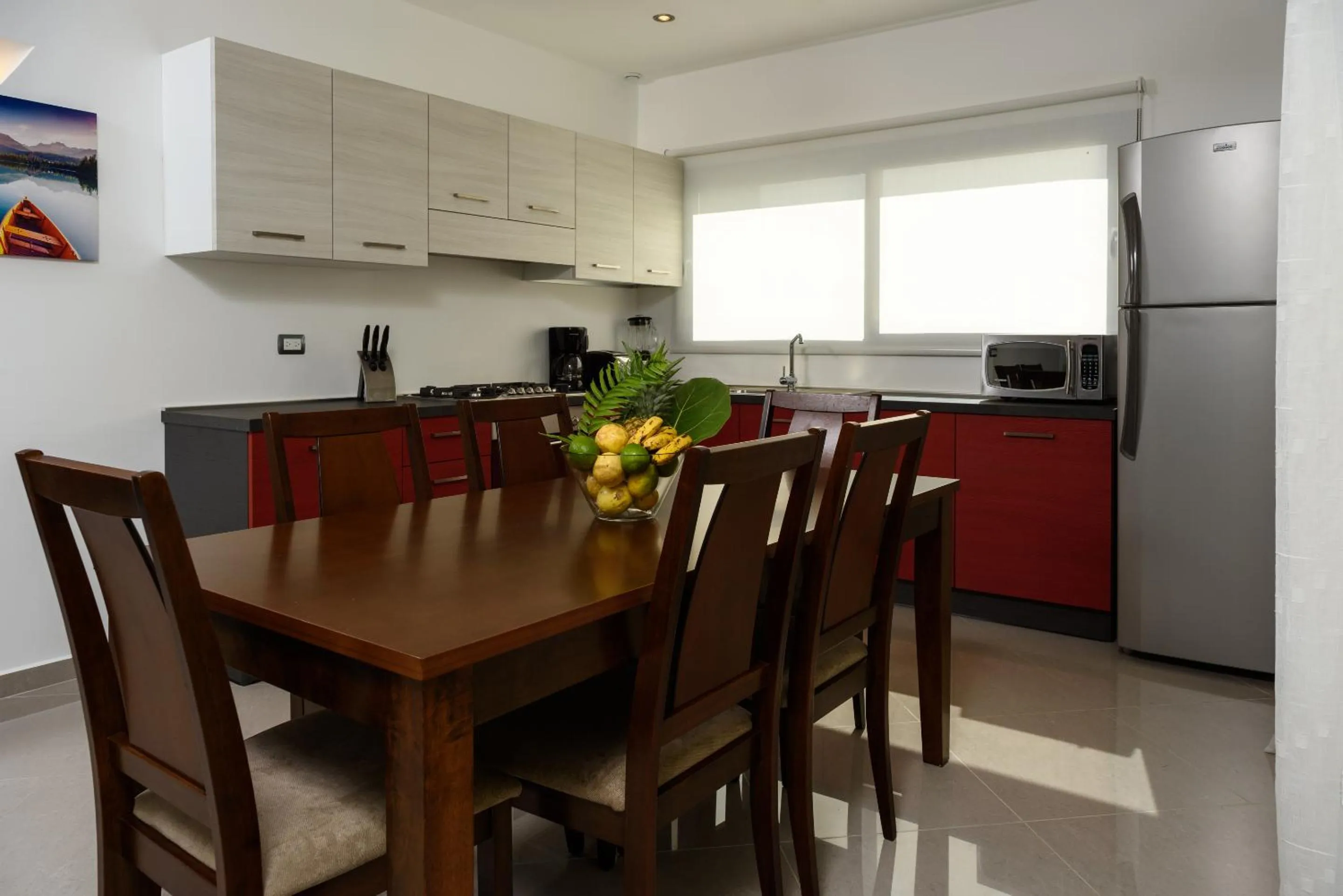 Kitchen or kitchenette in Aligio Apart-hotel & Spa - Las Terrenas