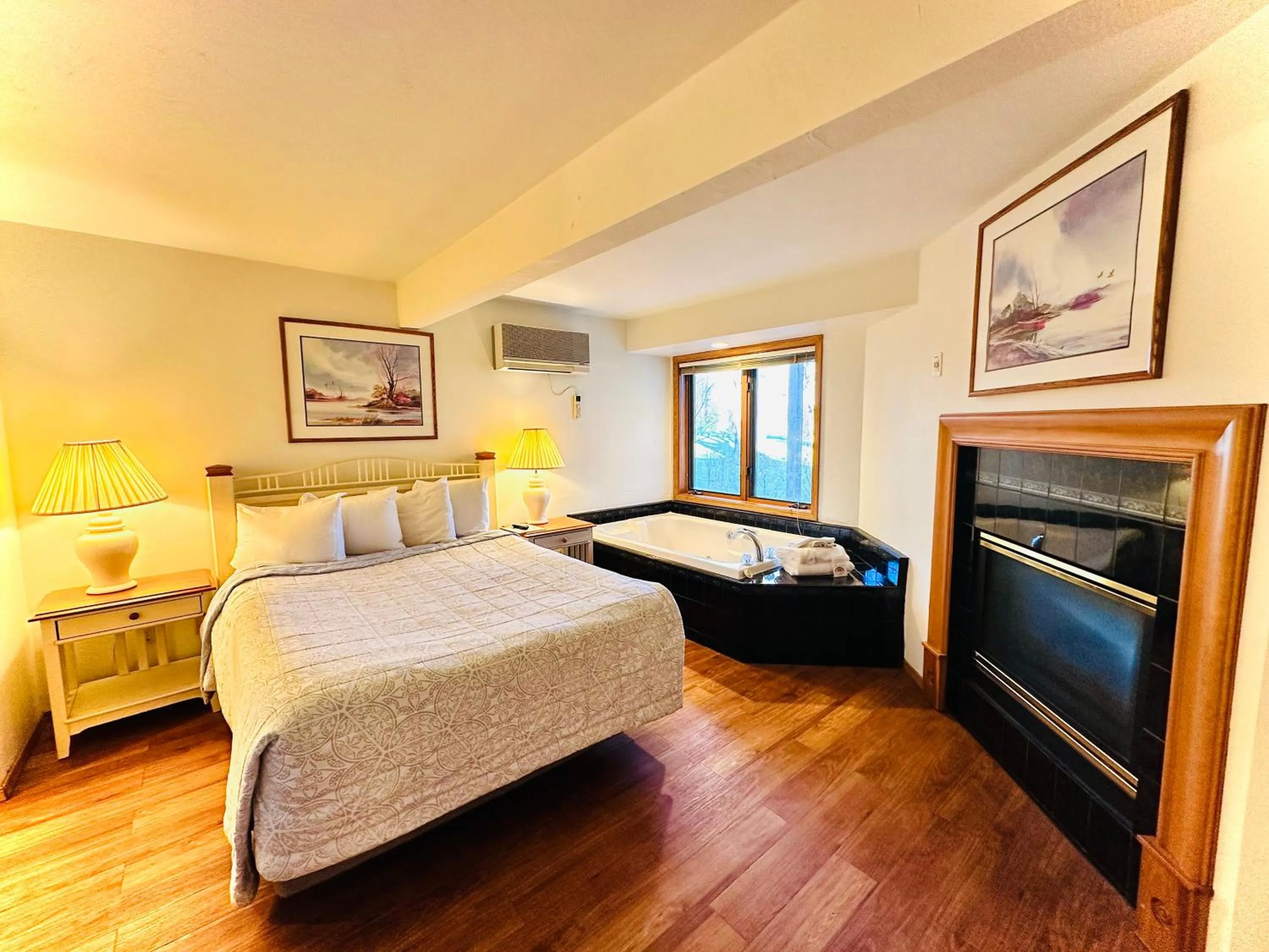 Bed in The Lodge at Leathem Smith