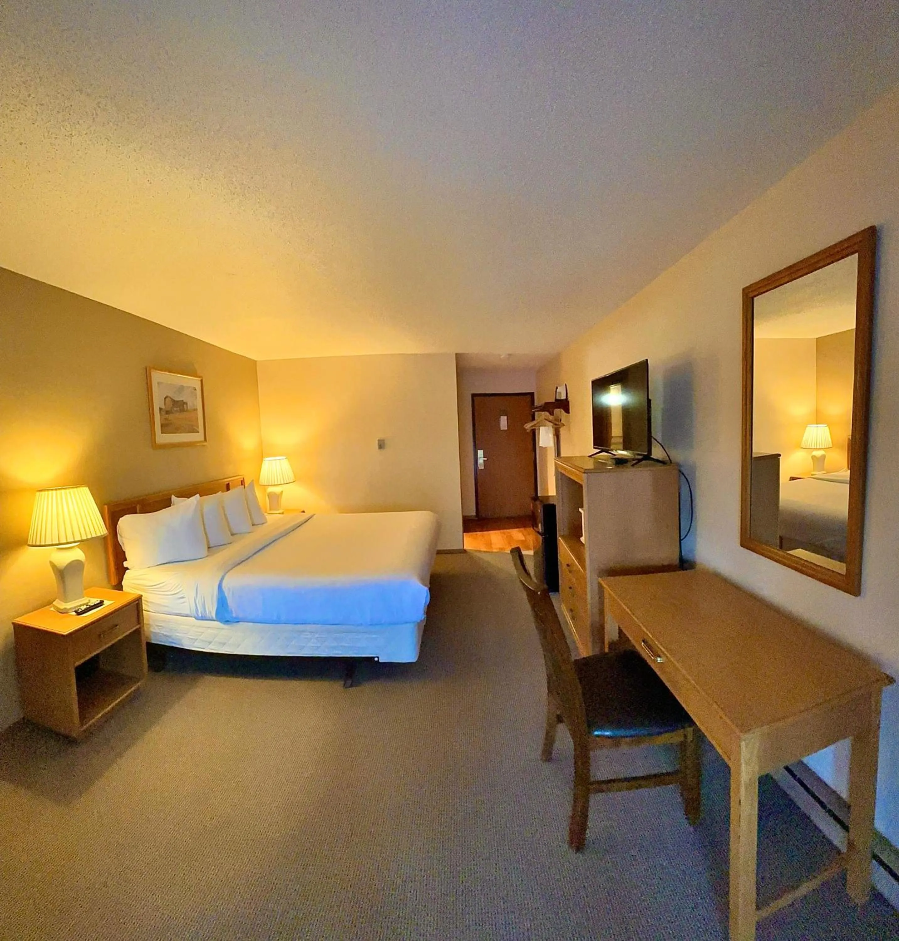 Bed in The Lodge at Leathem Smith