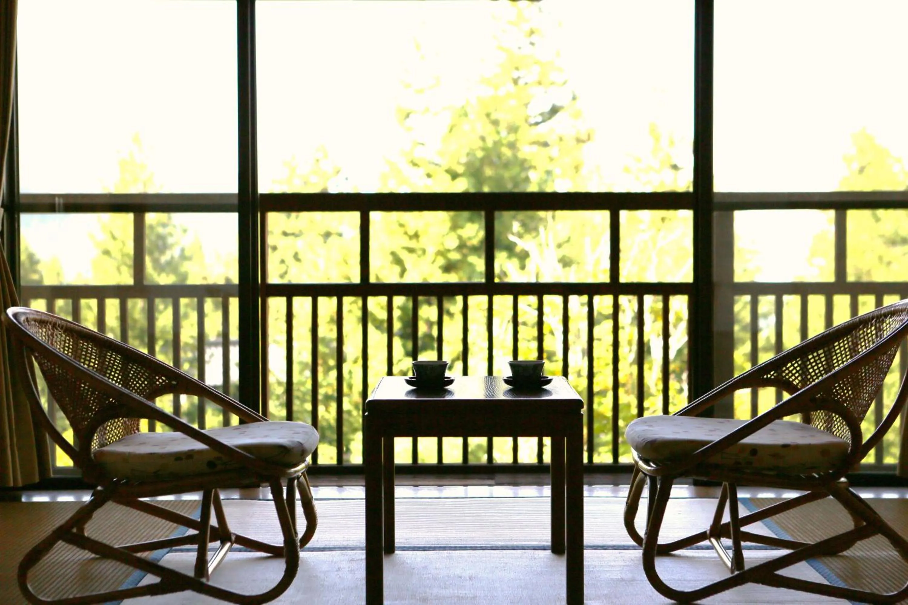 Seating area in Senjukaku