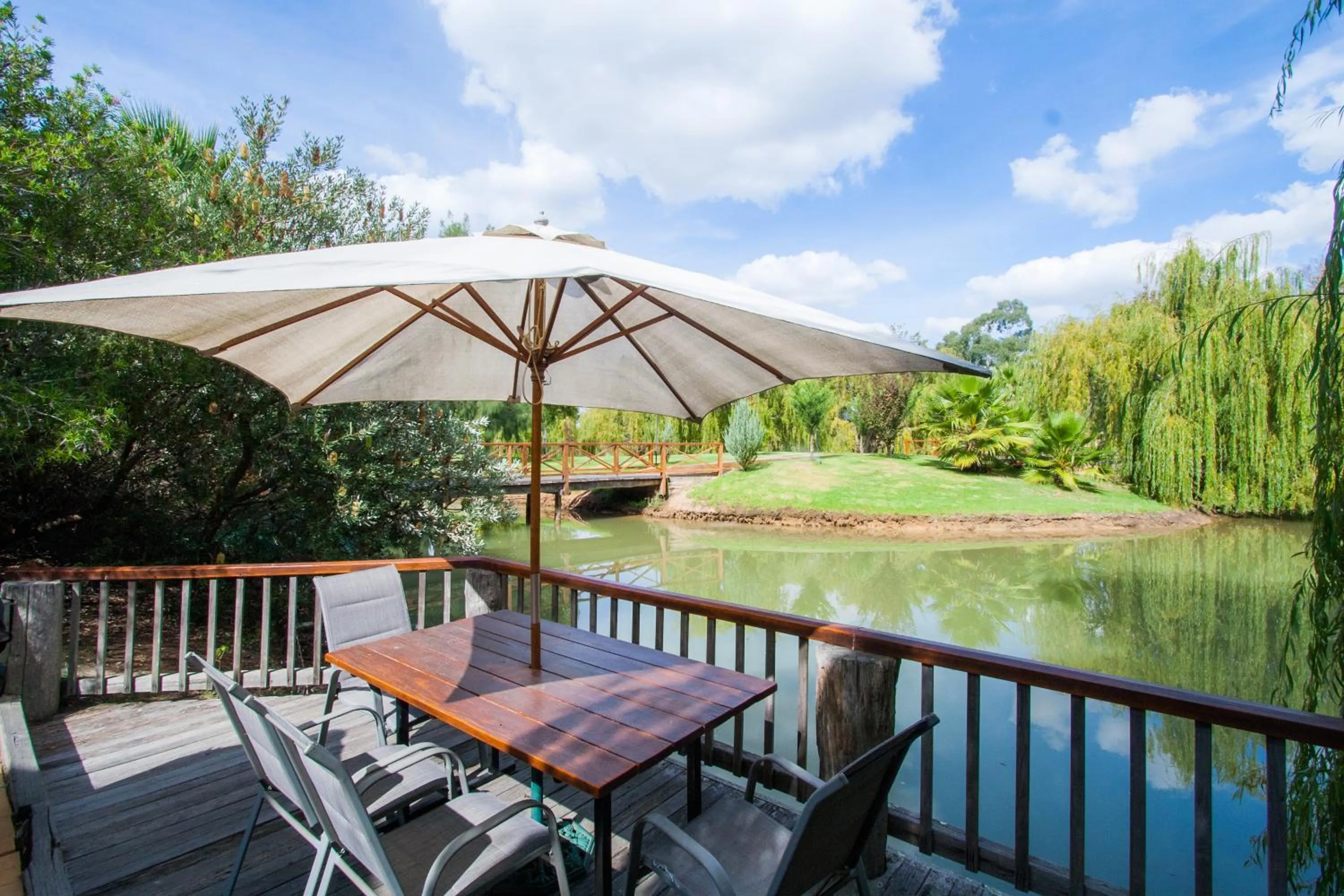 Balcony/Terrace in Perricoota Vines Retreat